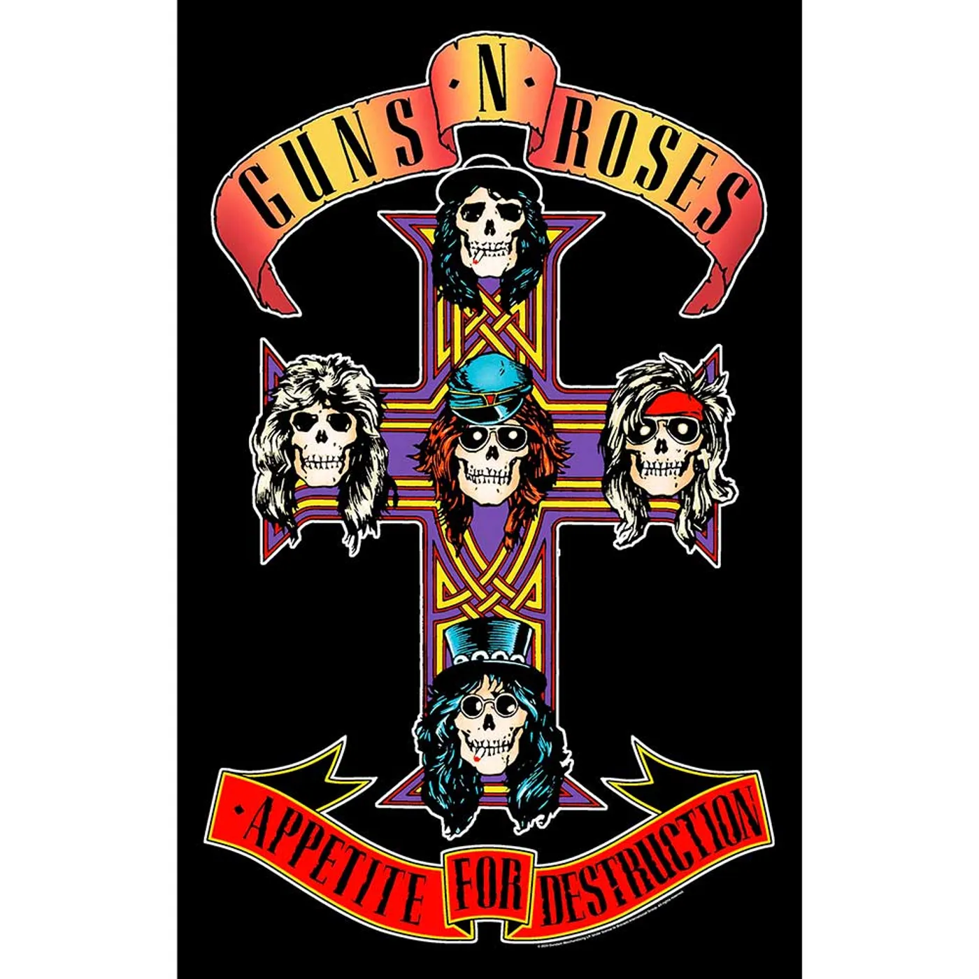 Guns N' Roses Posters - Textile - Appetite For Destruction