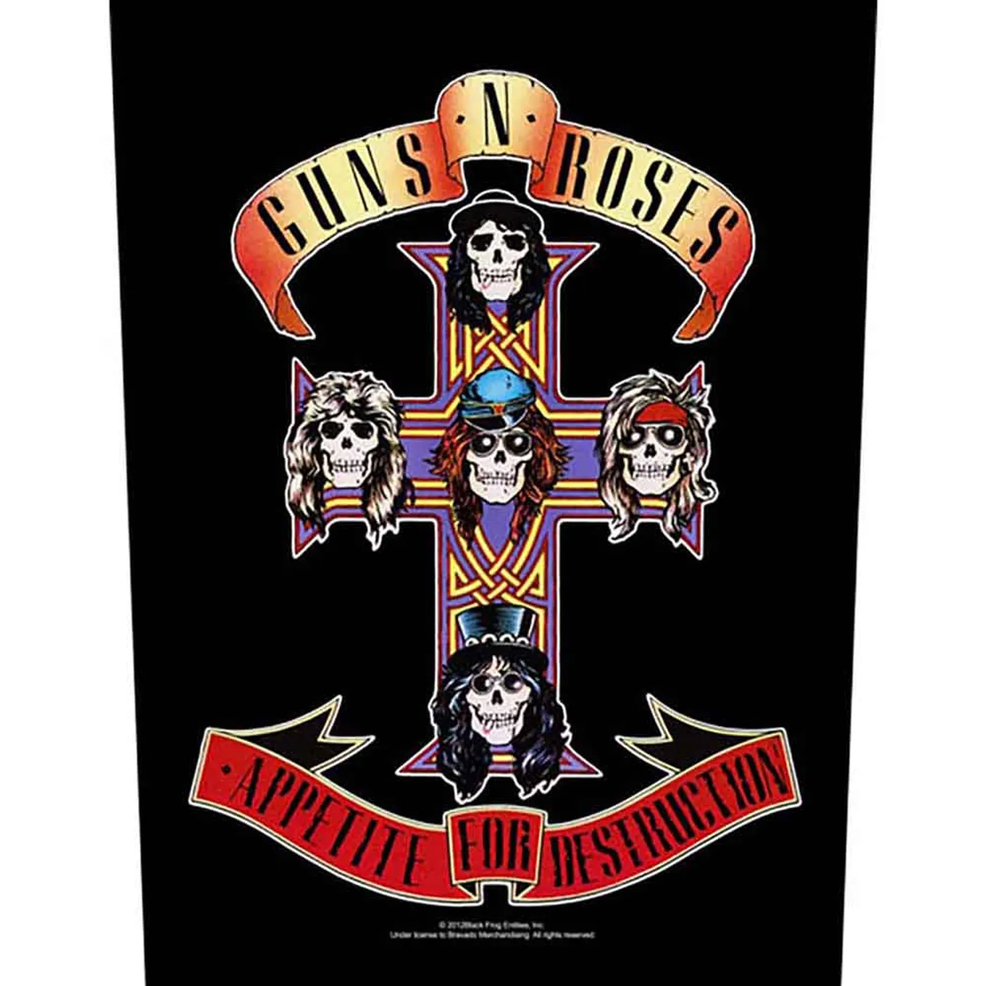 Guns N' Roses Patches - Woven Sew On - Appetite For Destruction