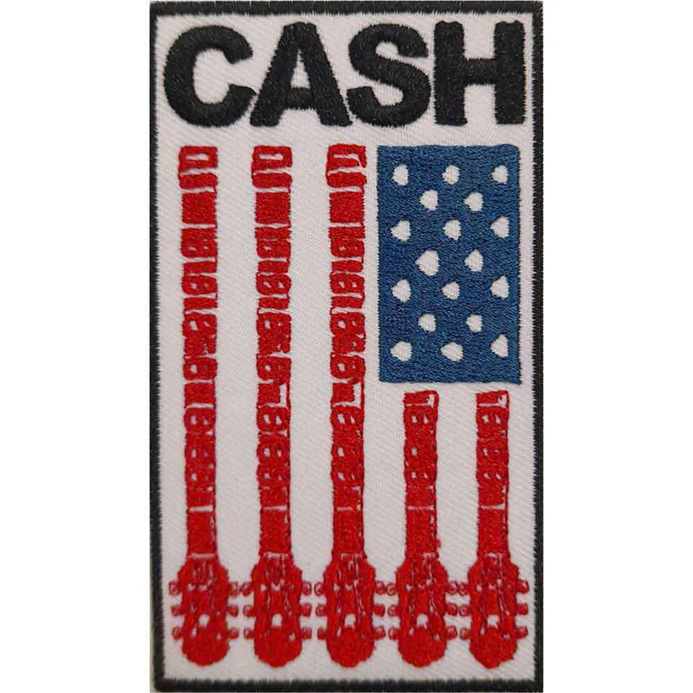 Johnny Cash Patches - Iron On - Flag