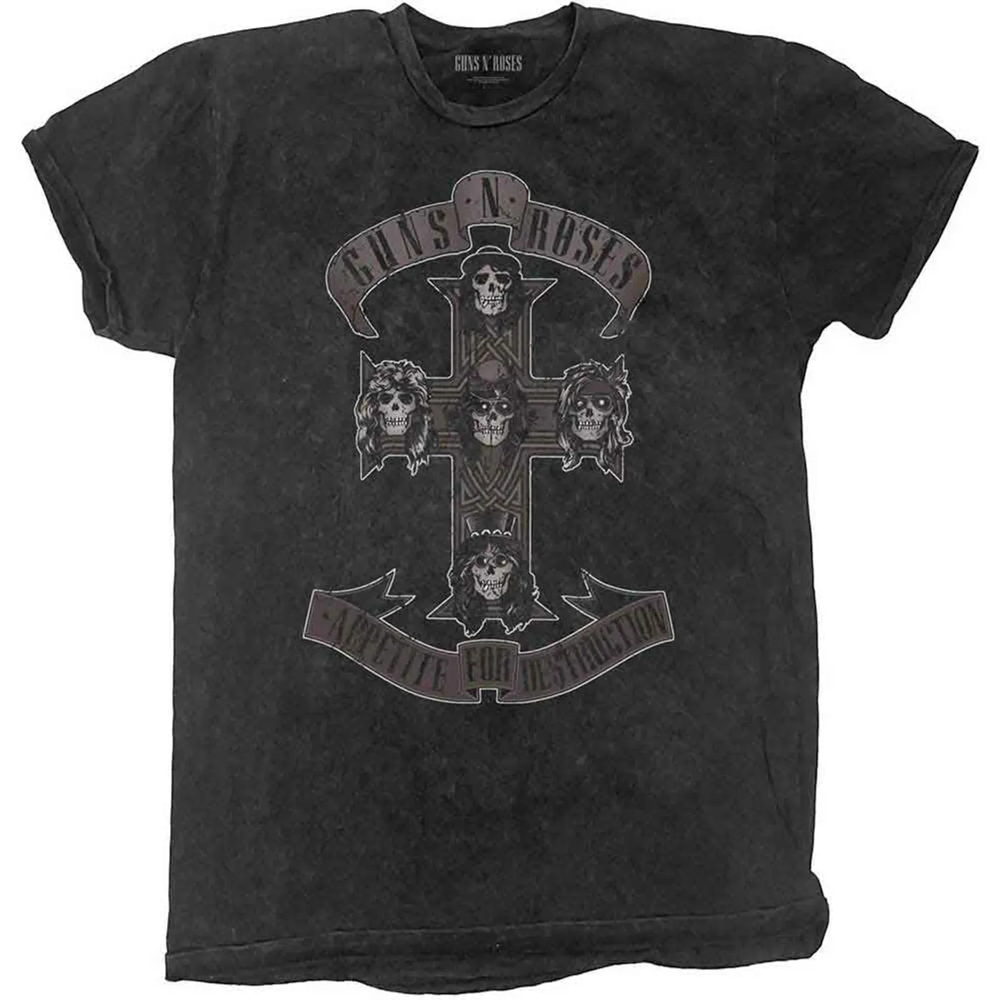 Guns N' Roses Children's T Shirt - Monochrome Cross