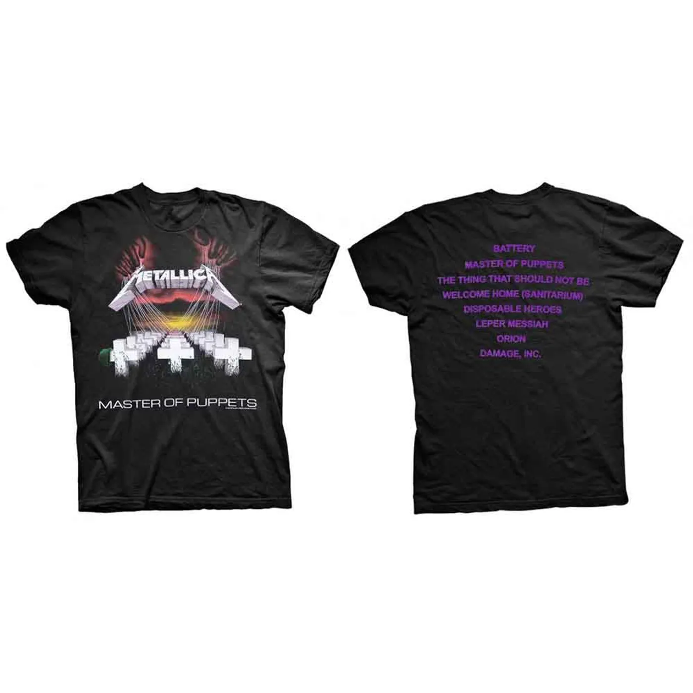 Metallica T Shirt - Master Of Puppets