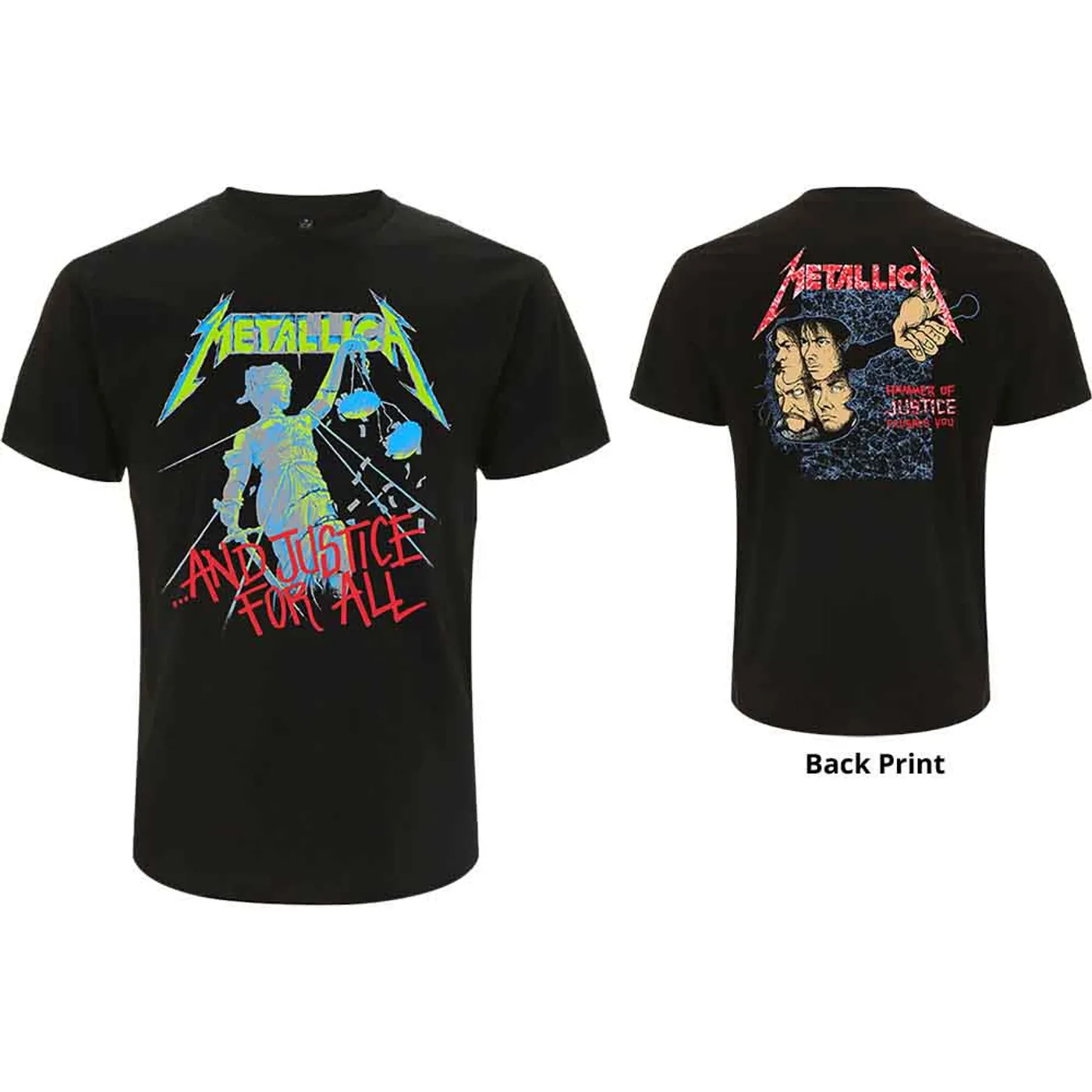 Metallica T Shirt - And Justice For All (Original)