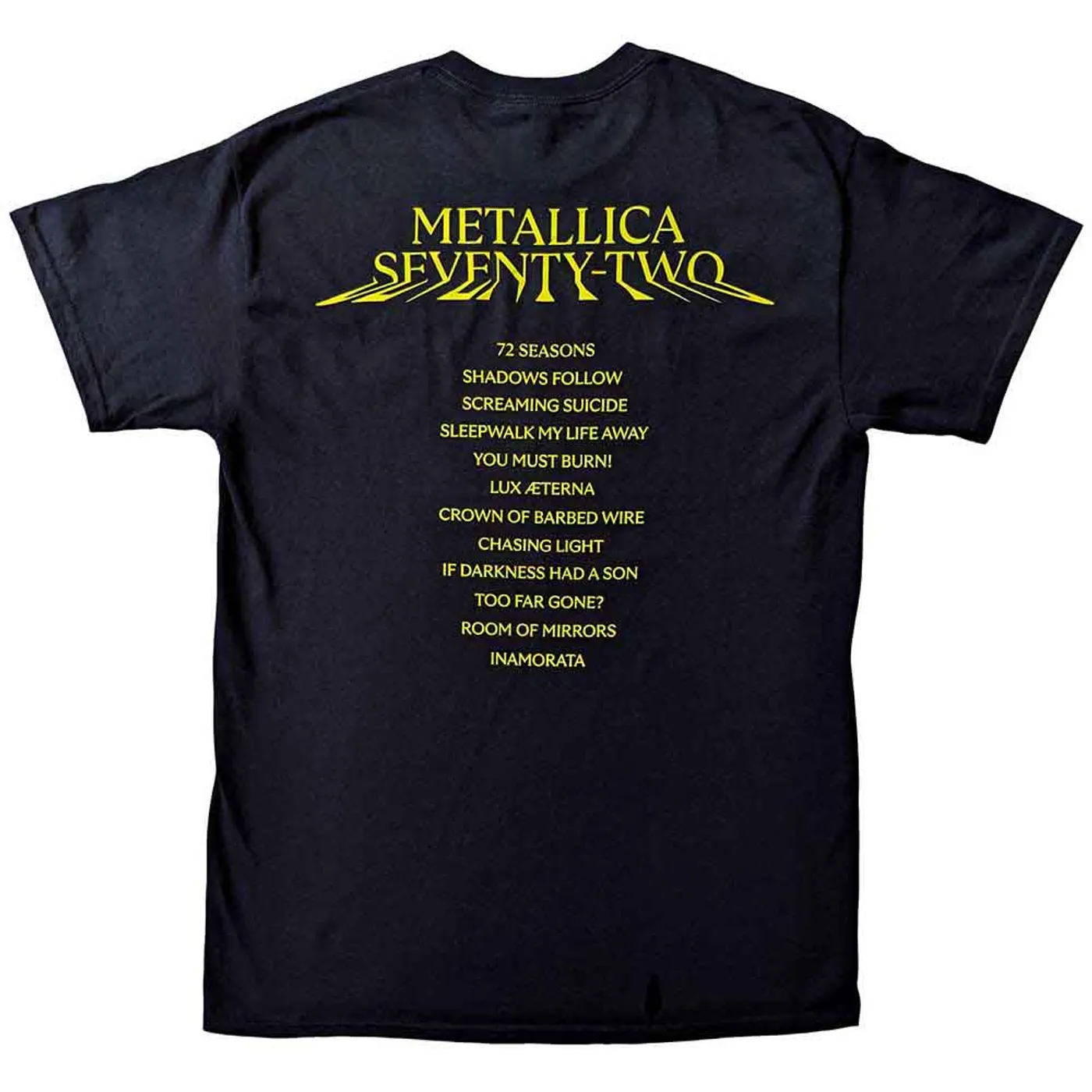 Metallica T Shirt - 72 Seasons Squared Cover