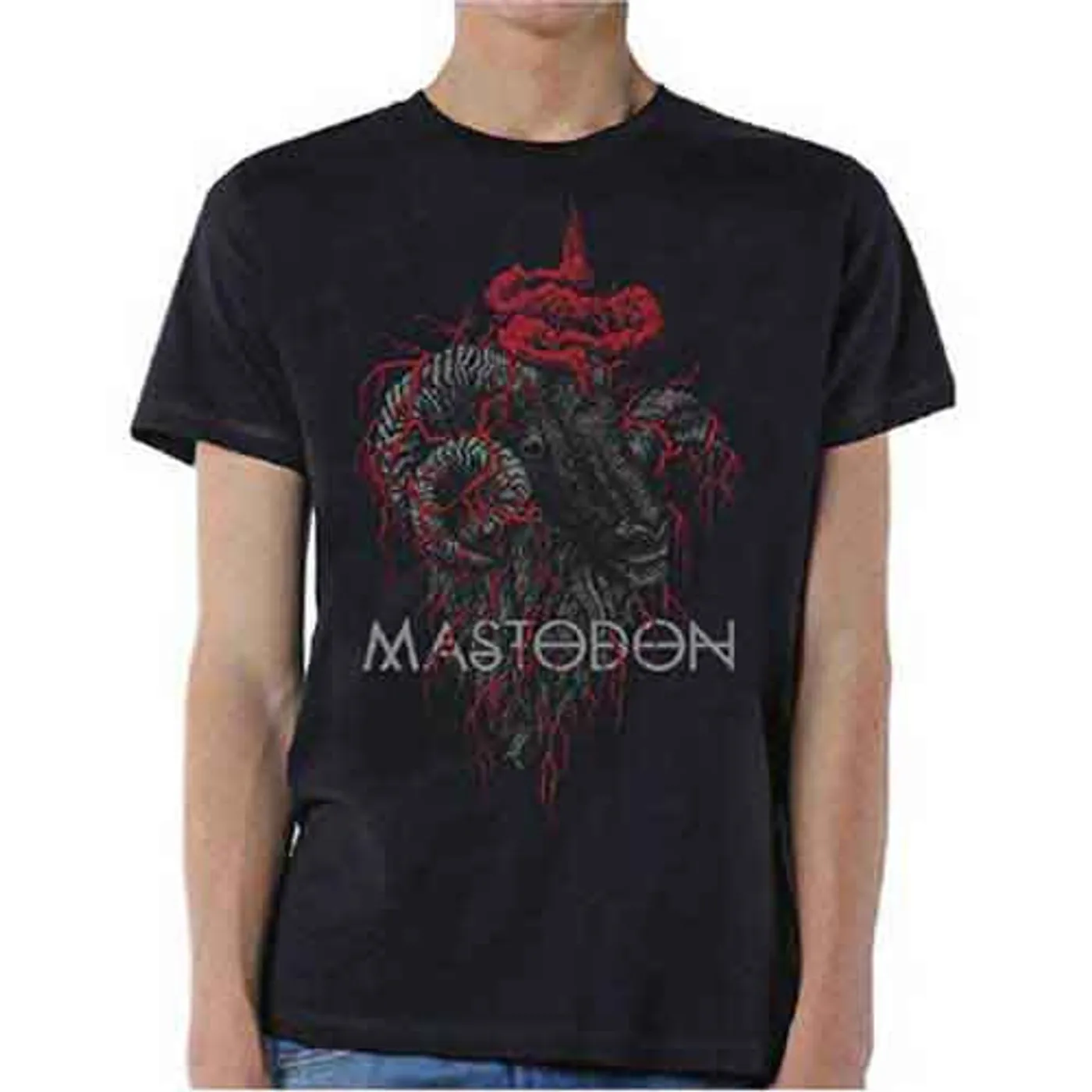 Mastodon T Shirt - Rams Head Colour