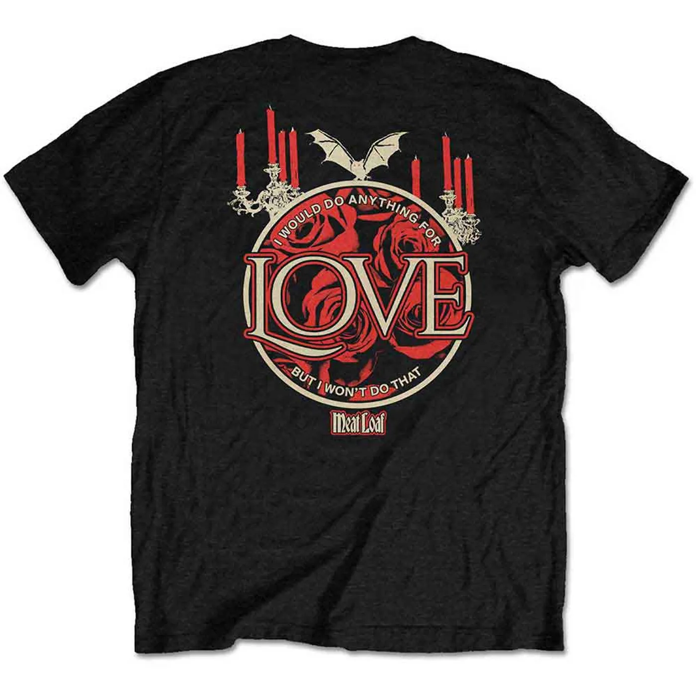 Meat Loaf T Shirt - Roses