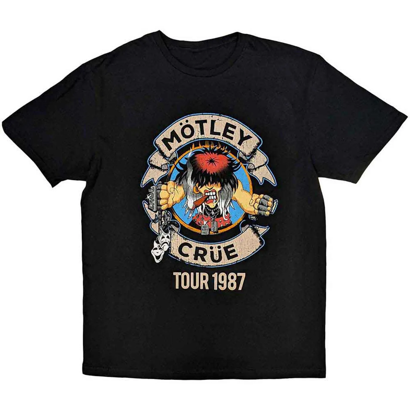 Mötley Crüe MÃ¶tley CrÃ¼e T Shirt - Girls Girls Girls Tour '87