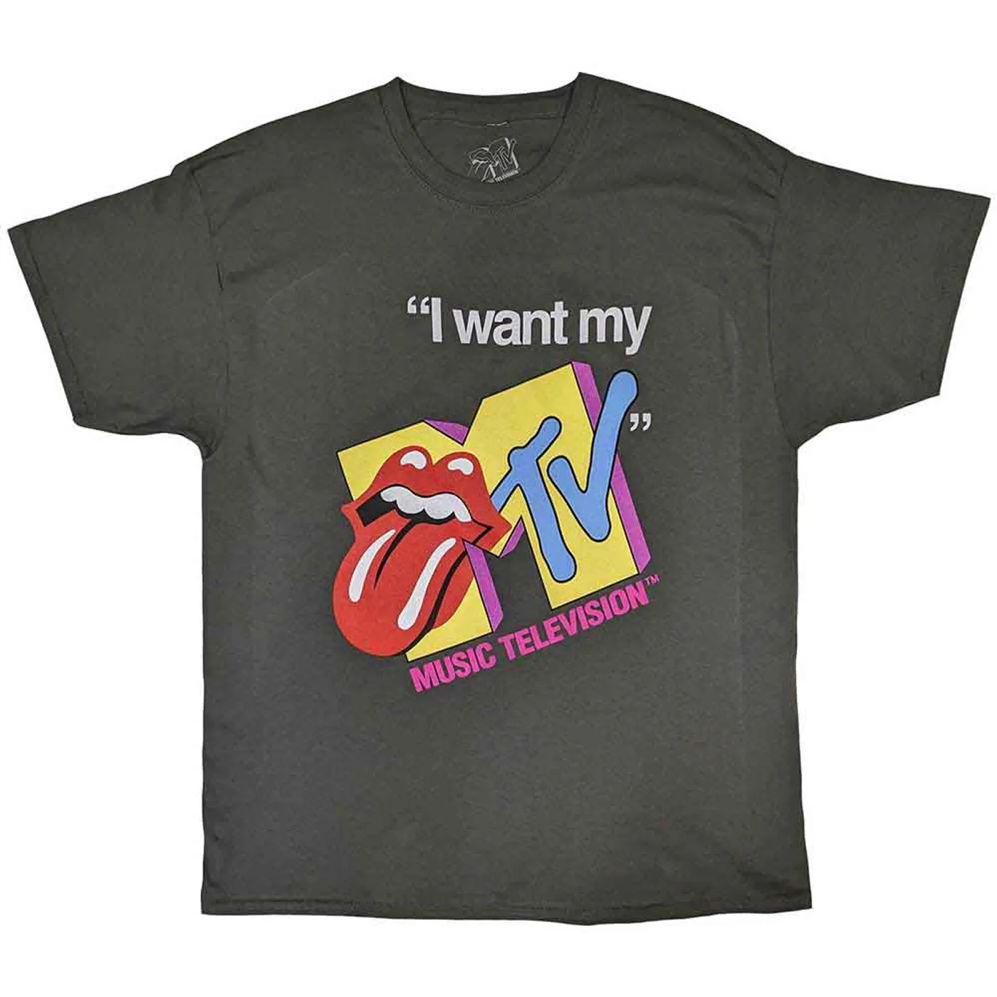MTV T Shirt - Rolling Stones I Want My MTV