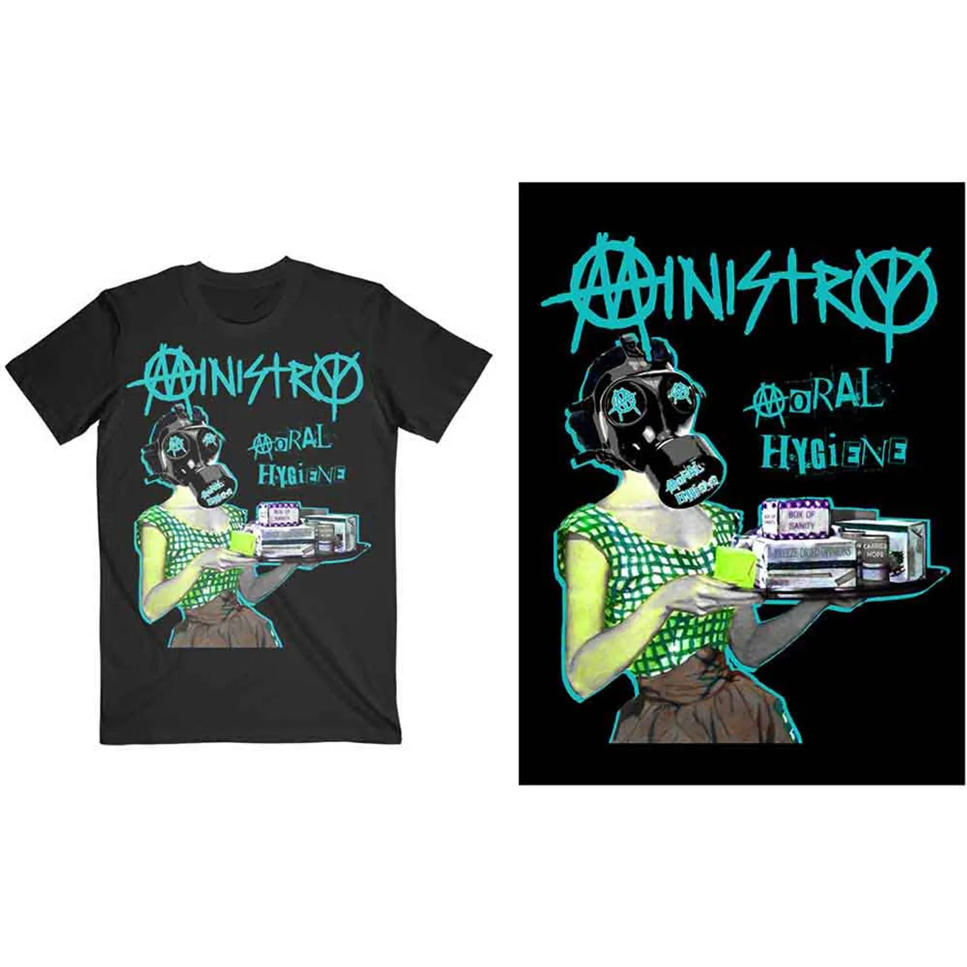 Ministry T Shirt - Moral Hygiene Gasmask