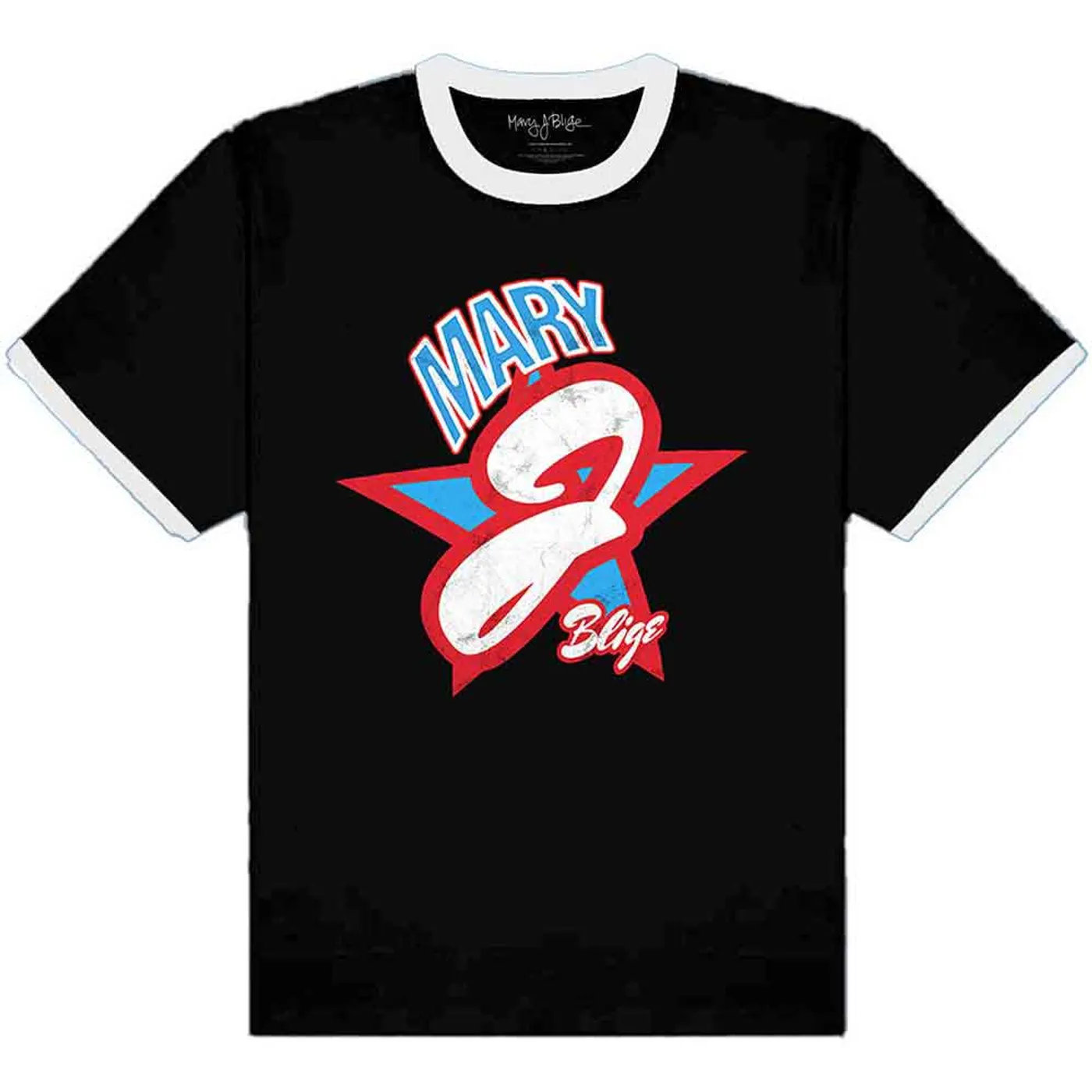 Mary J. Blige T Shirt - Americana Ringer