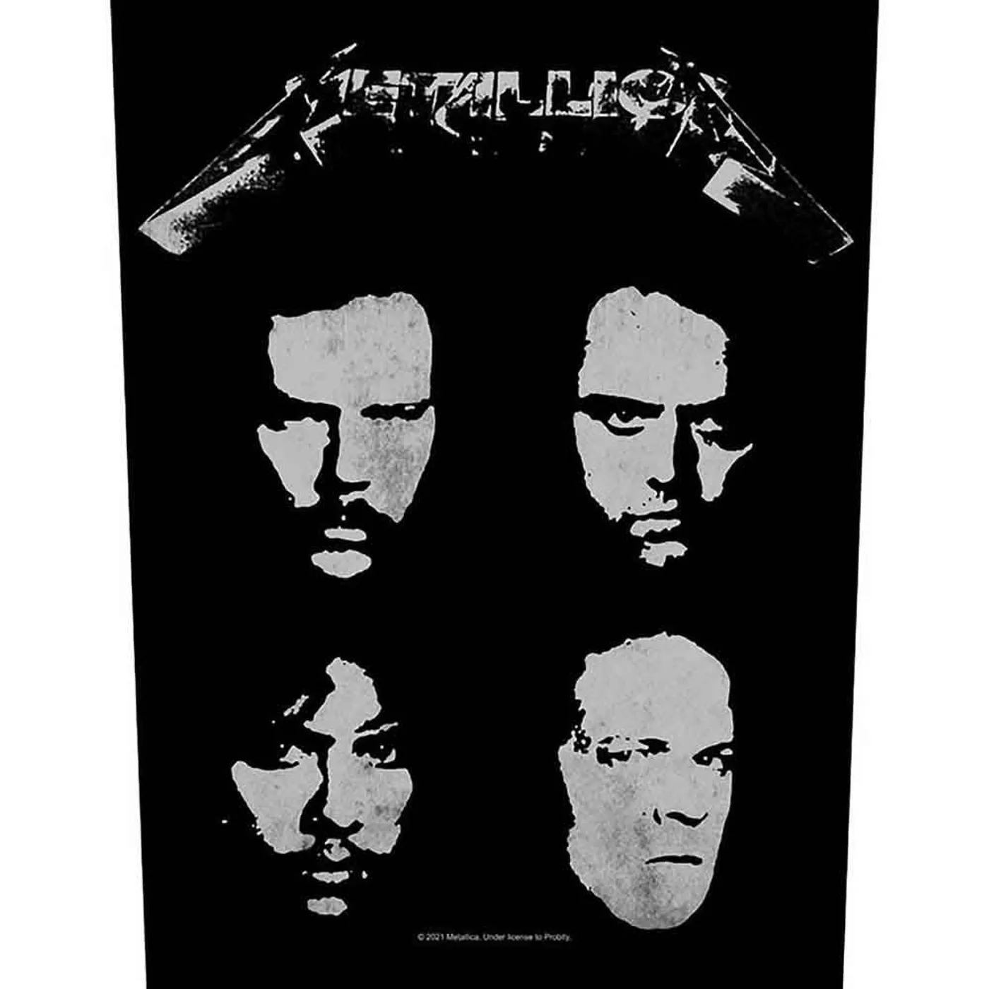 Metallica Patches - Woven Sew On - Black Album