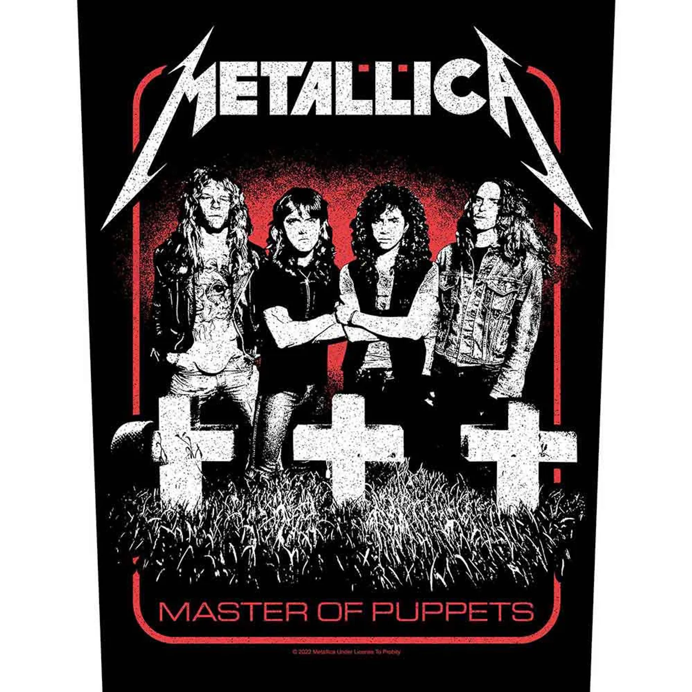 Metallica Patches - Woven Sew On - Master Of Puppets Band