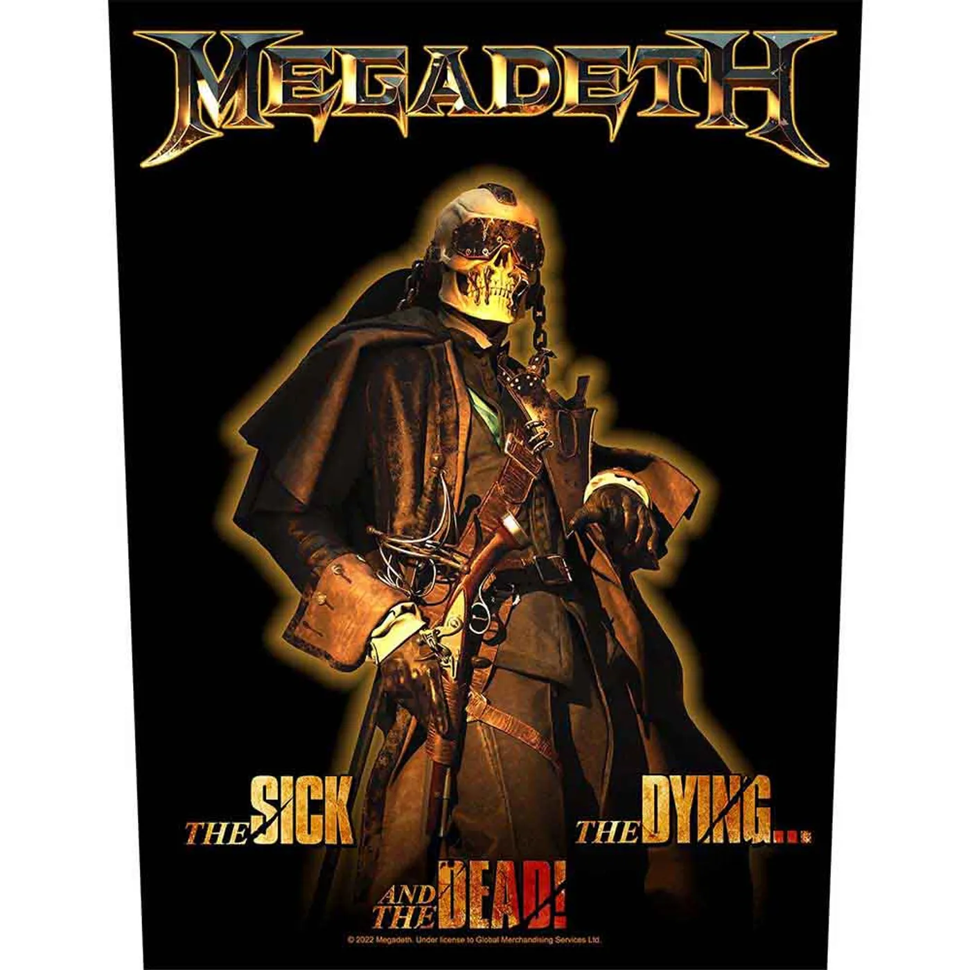 Megadeth Patches - Woven Sew On - The Sick, The Dying And The Dead