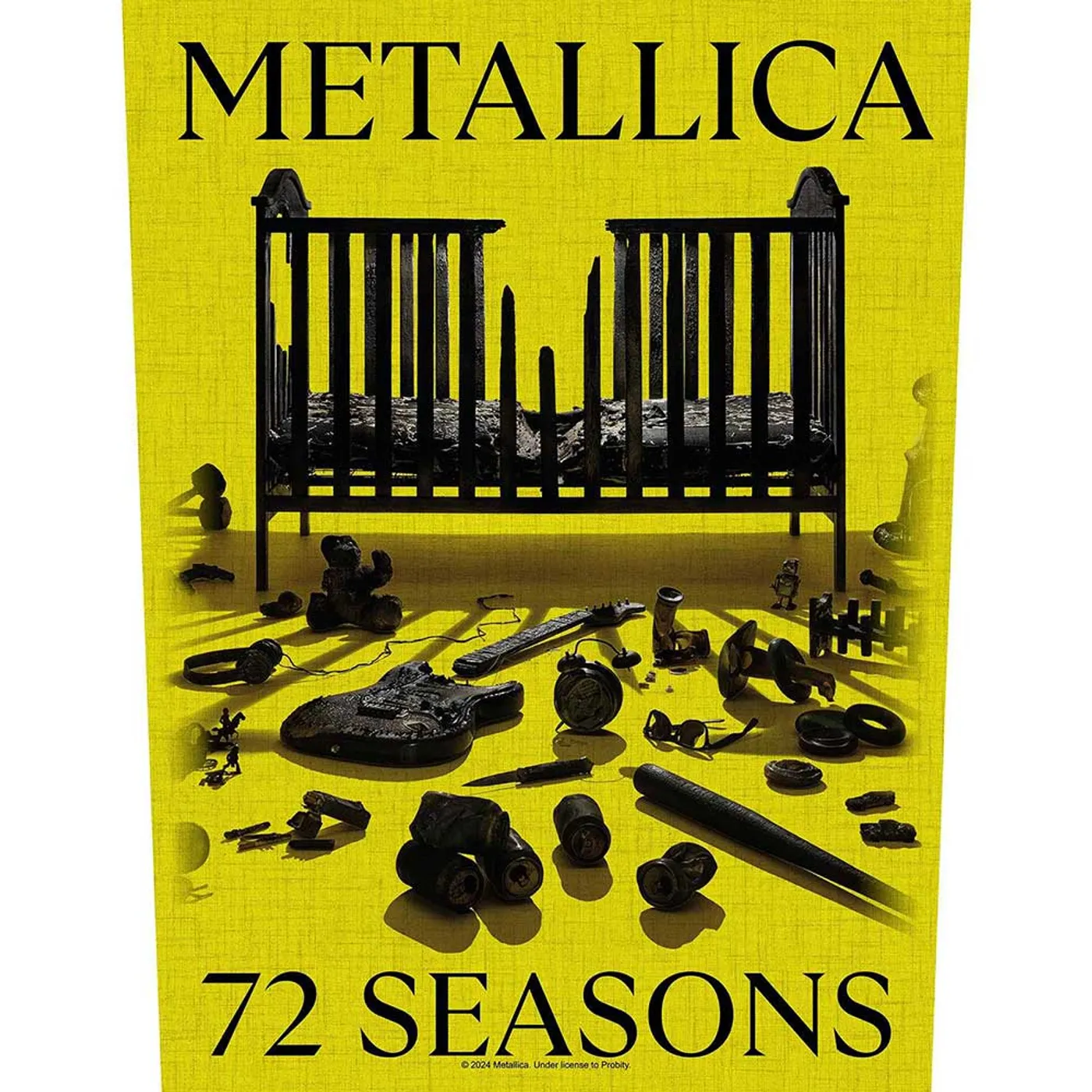 Metallica Patches - Woven Sew On - 72 Seasons Crib