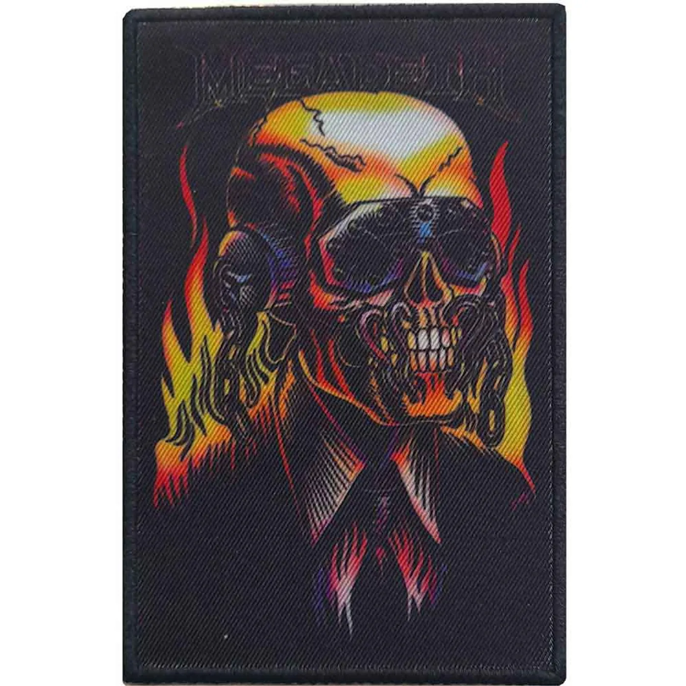 Megadeth Patches - Iron On - Flaming Vic