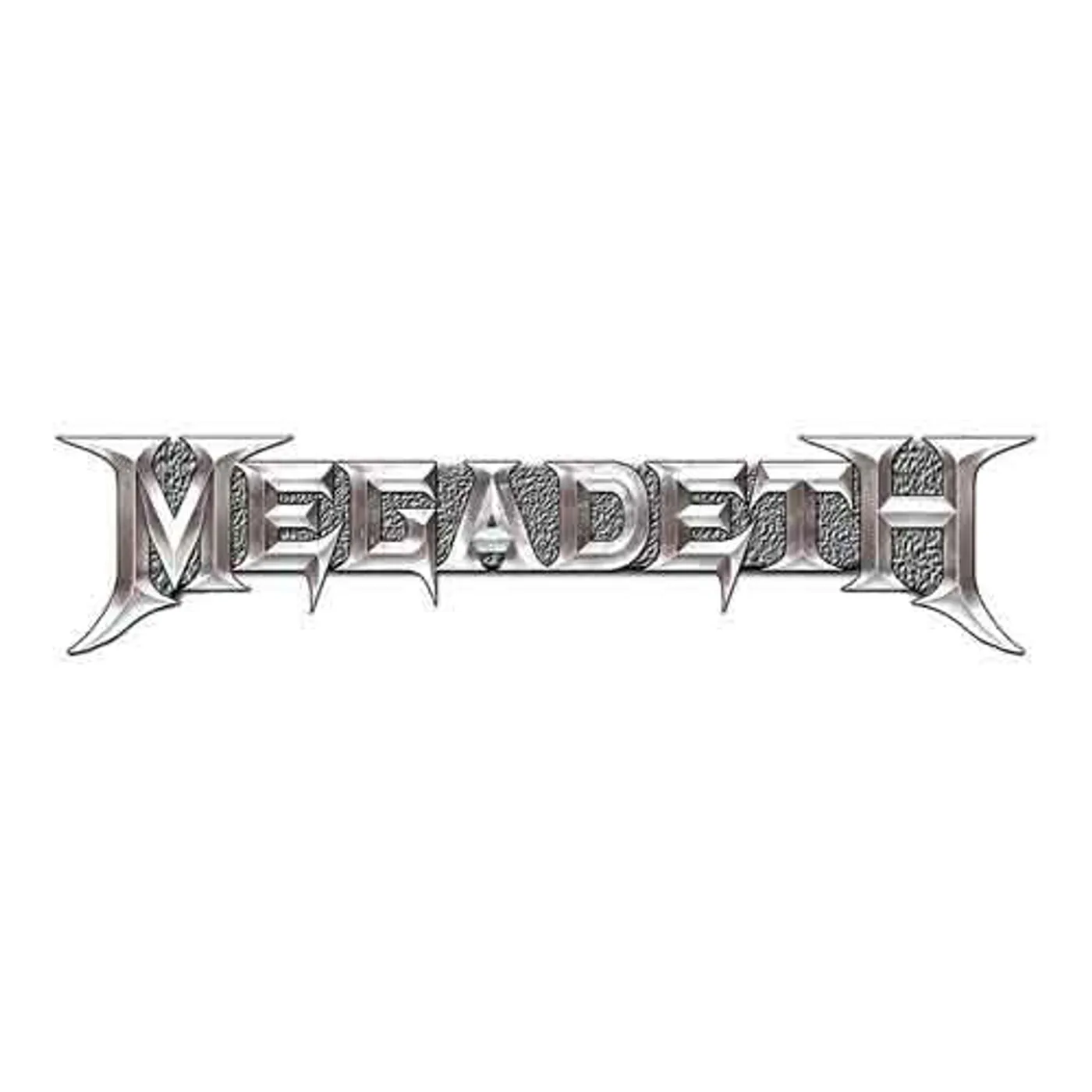 Megadeth Pin Badge - Chrome Logo