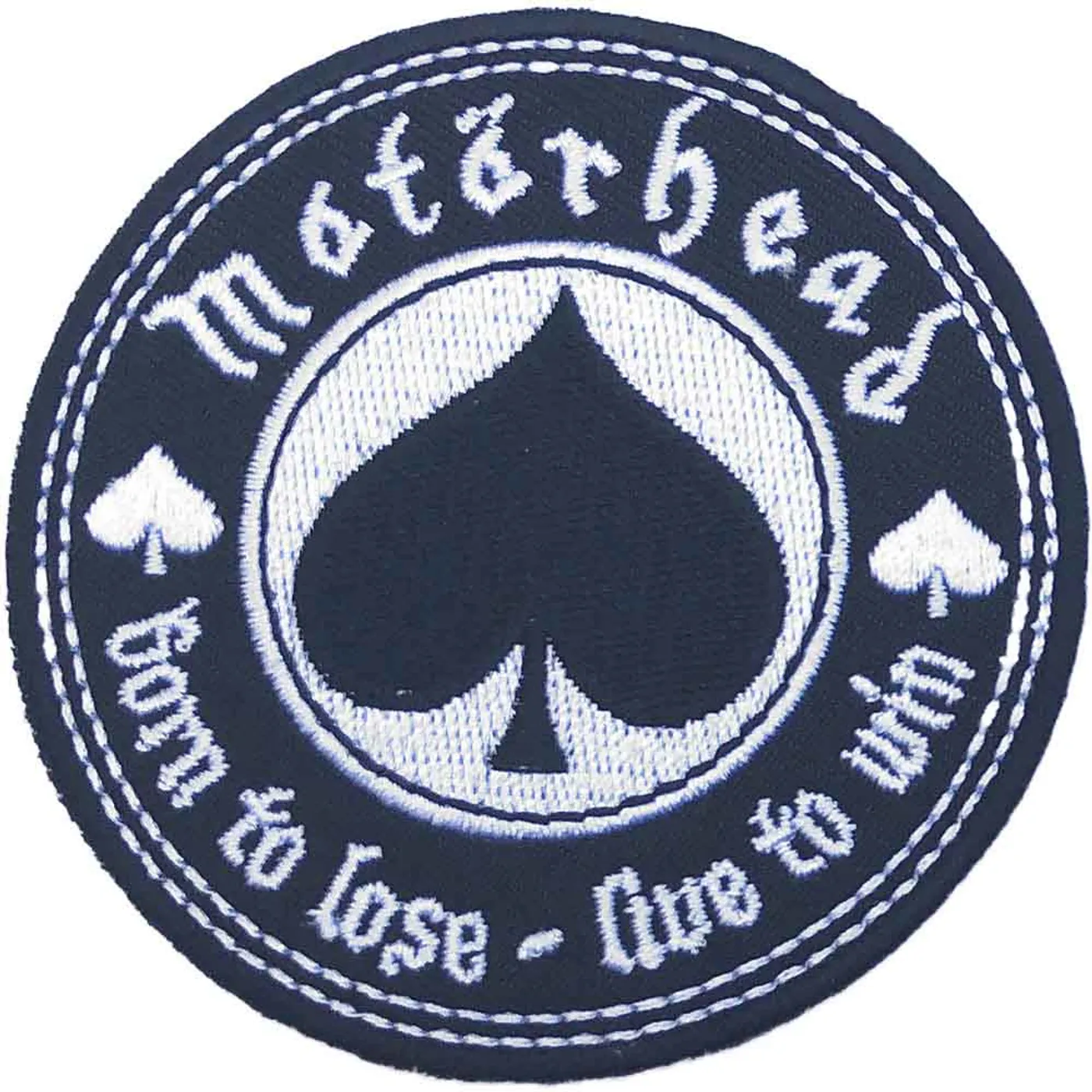 Motörhead Patches - Iron On - Born To Lose Live To Win