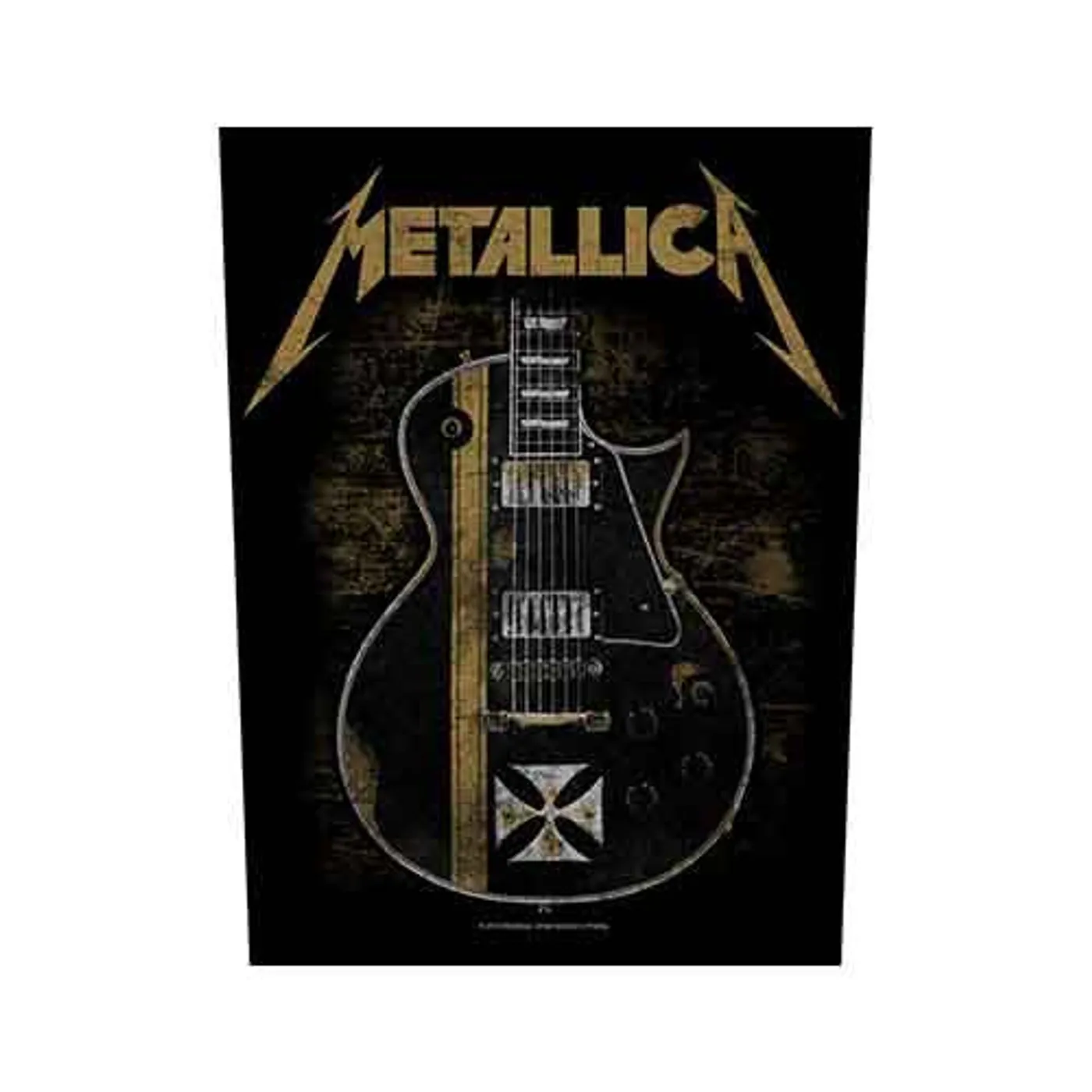 Metallica Patches - Woven Sew On - Hetfield Guitar
