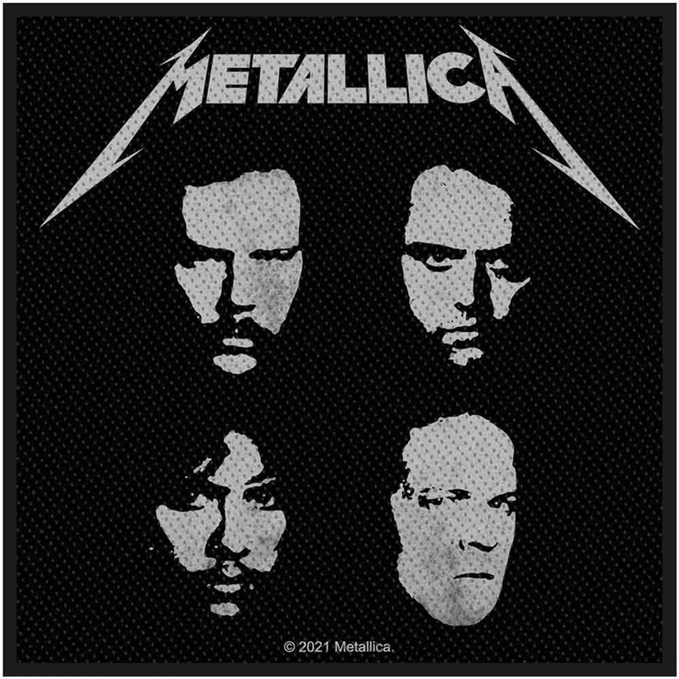 Metallica Patches - Woven Sew On - Black Album 2021