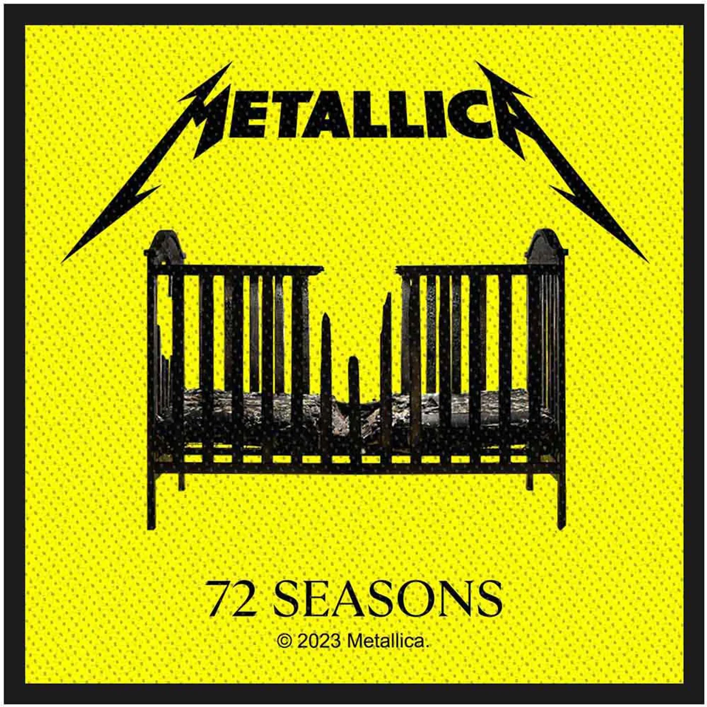 Metallica Patches - Woven Sew On - 72 Seasons