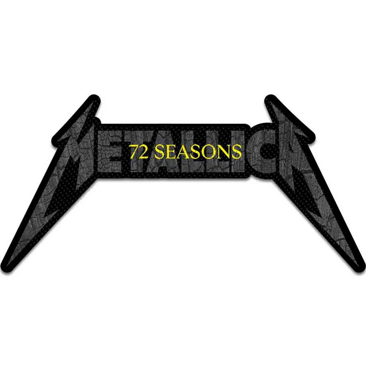 Metallica Patches - Woven Sew On - 72 Seasons Charred Logo Cut Out