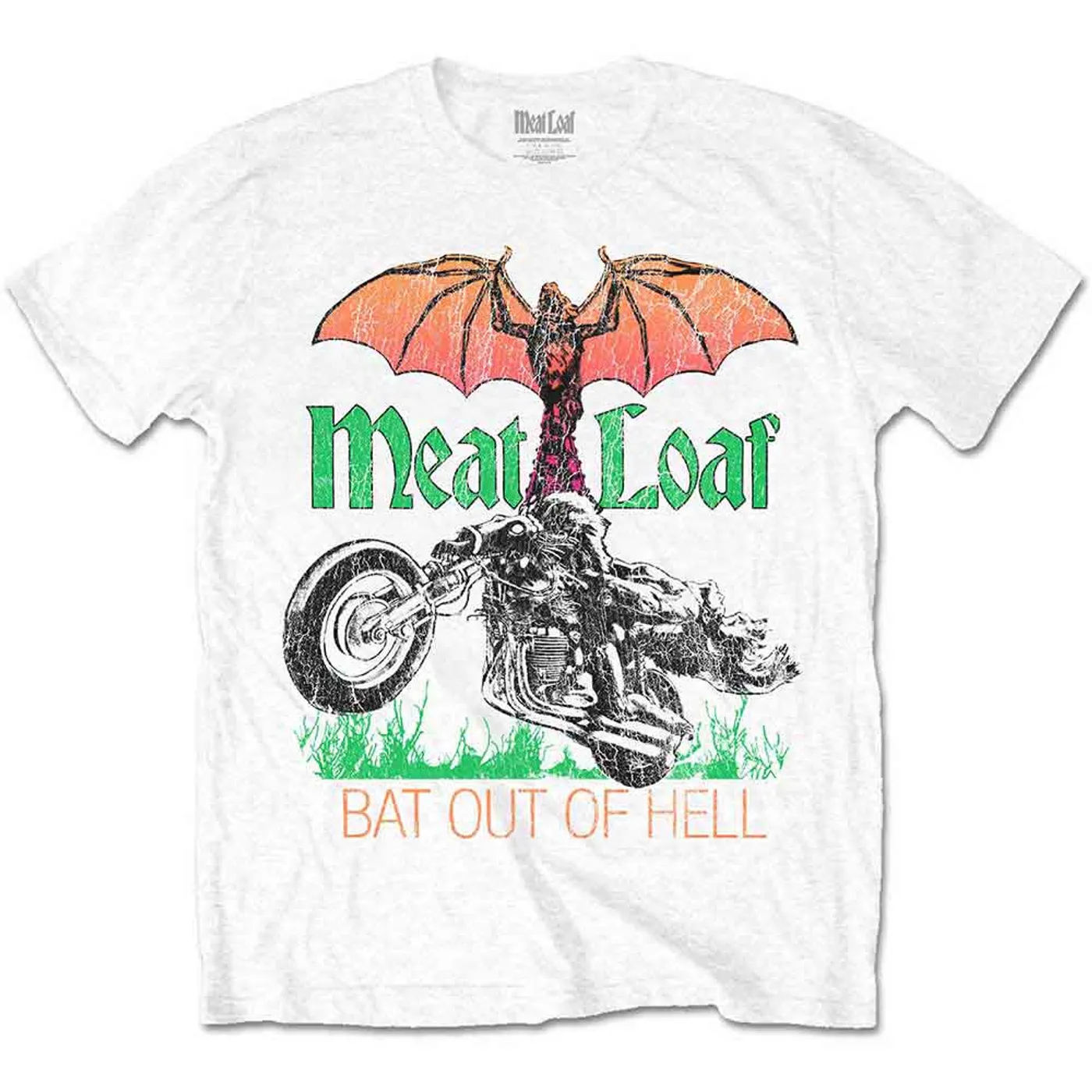 Meat Loaf T Shirt - Bat Out Of Hell