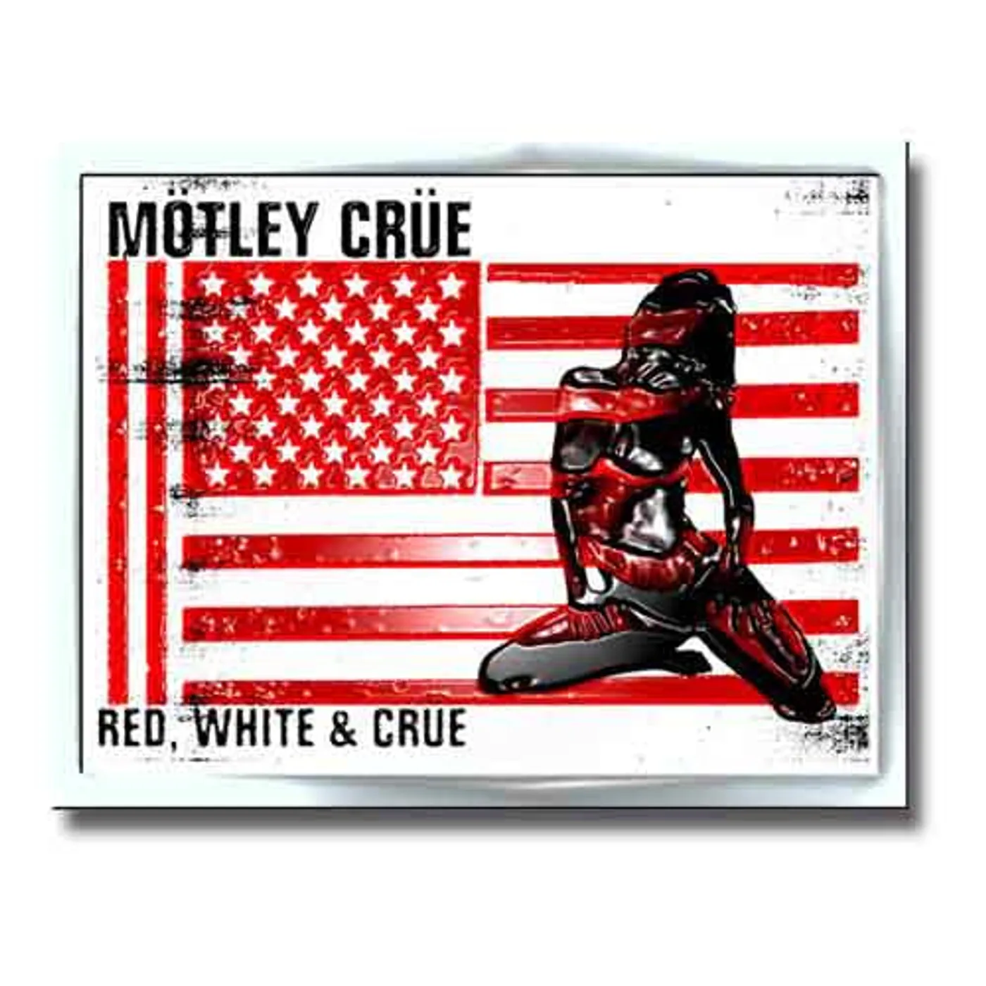 Mötley Crüe MÃ¶tley CrÃ¼e Pin Badge - Red White & Crue Logo
