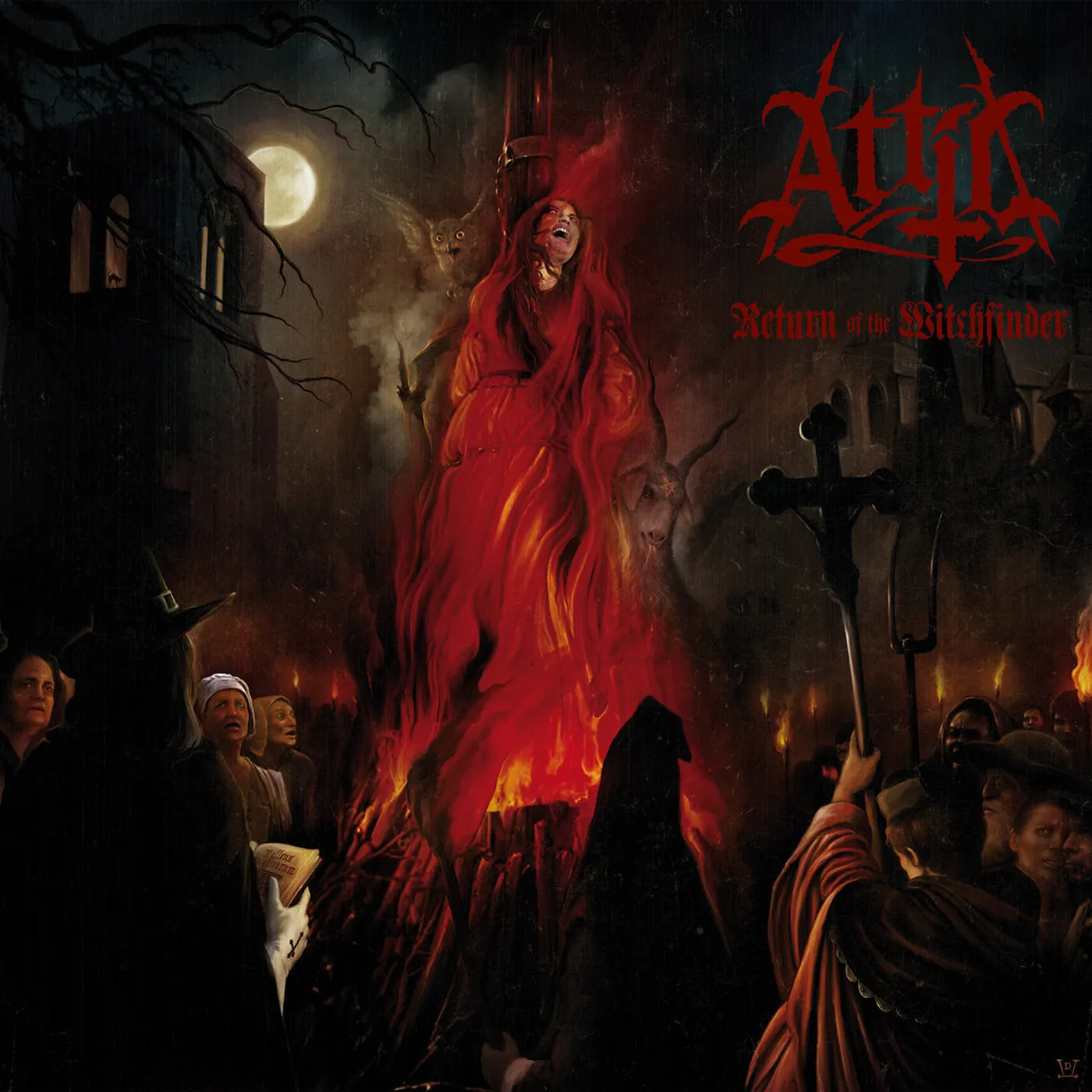 Attic LP - Return Of The Witchfinder (Solid Red/Black Vinyl)