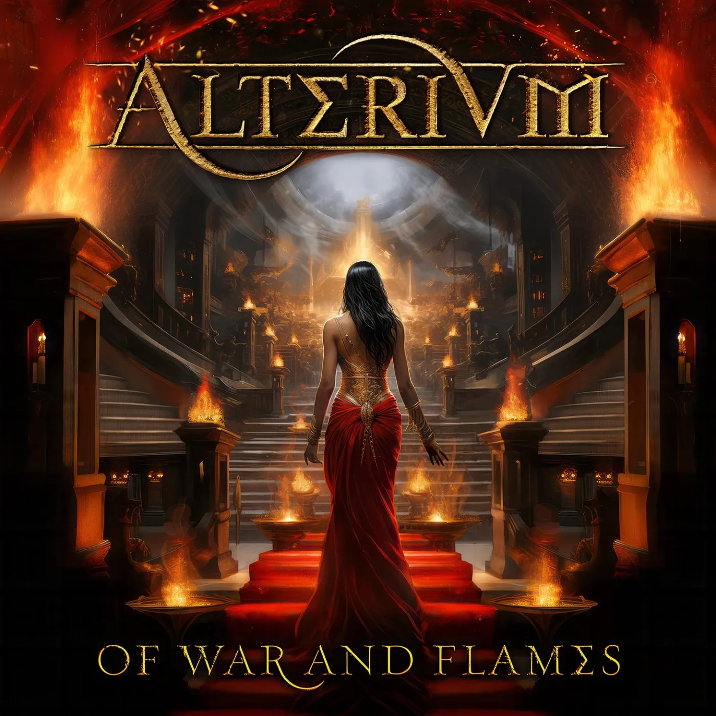 Alterium LP - Of War And Flames (Gold Vinyl)