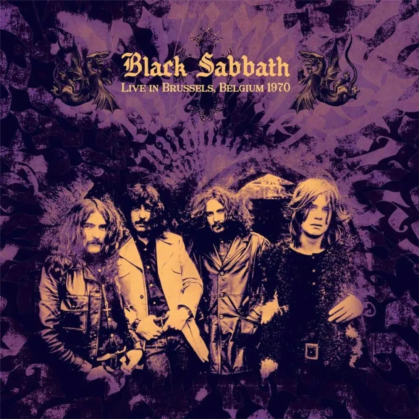 Black Sabbath LP - Live In Brussels, Belgium 1970 (Purple Marbled Vinyl)