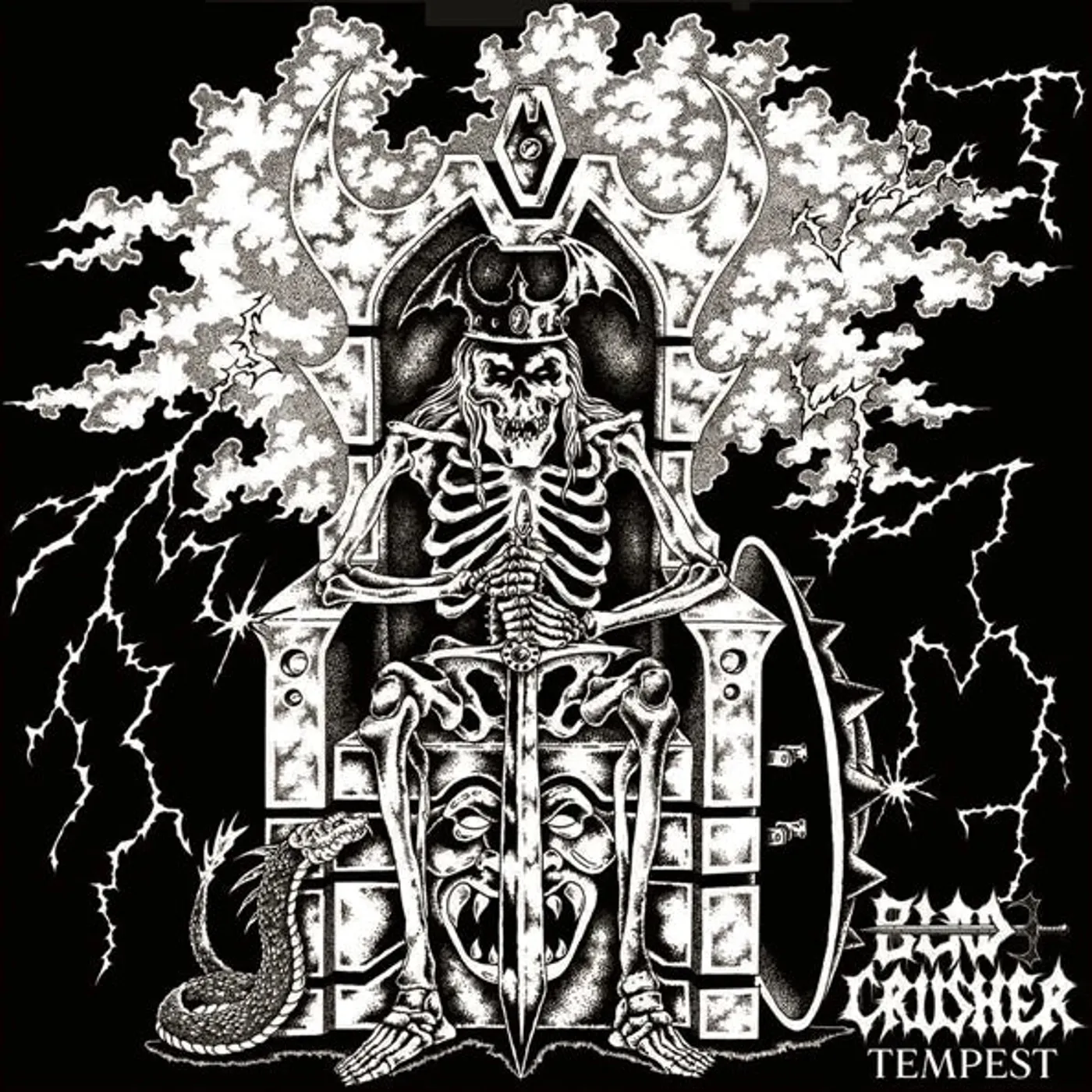 Bladecrusher LP - Tempest (Ultra Clear/Bloodred Splatter Vinyl)