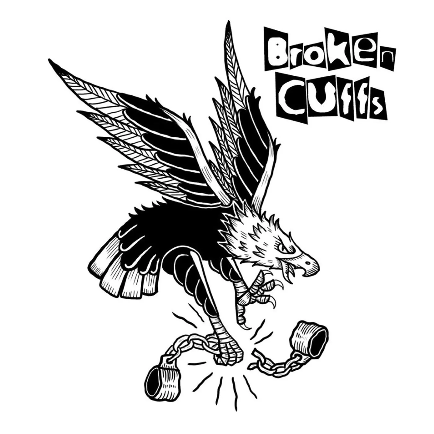 Broken Cuffs LP - Broken Cuffs (Clear Mint-Green Vinyl)