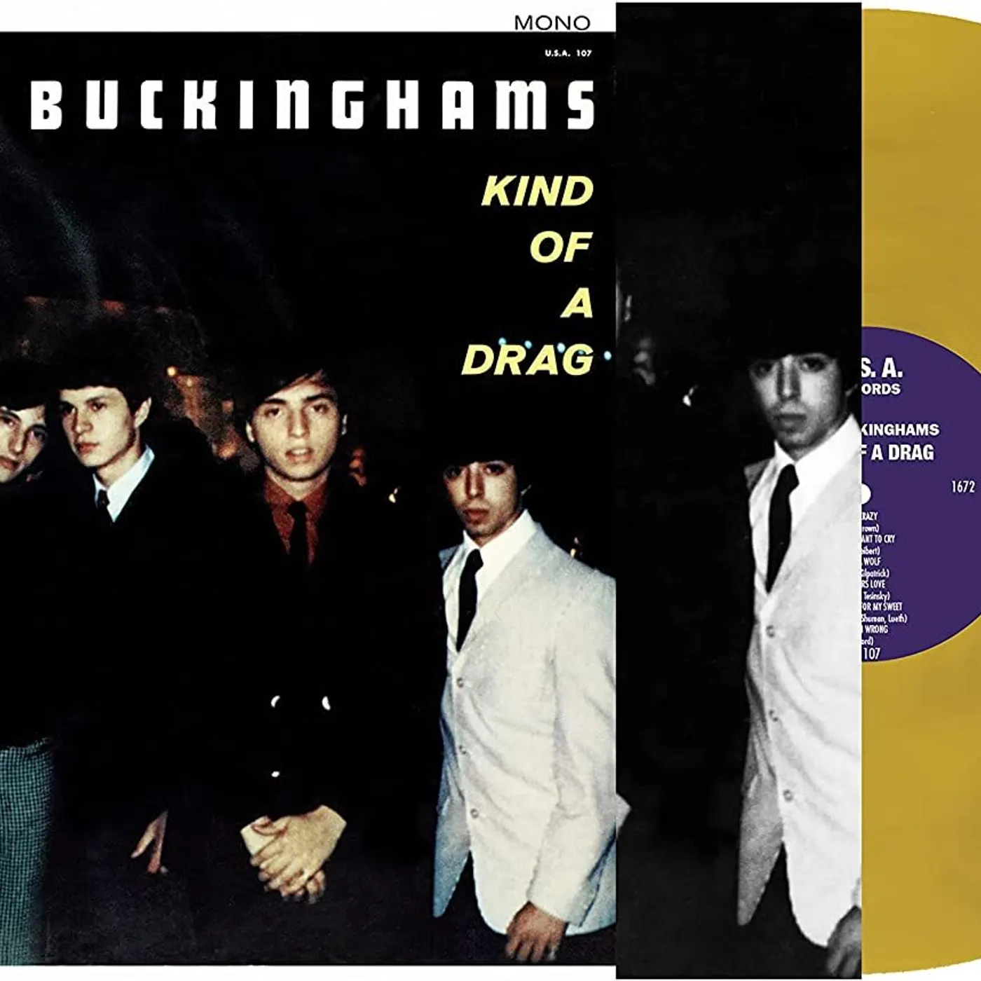 The Buckinghams, The LP - King Of Drag (Yellow/Gold Smoke Vinyl)
