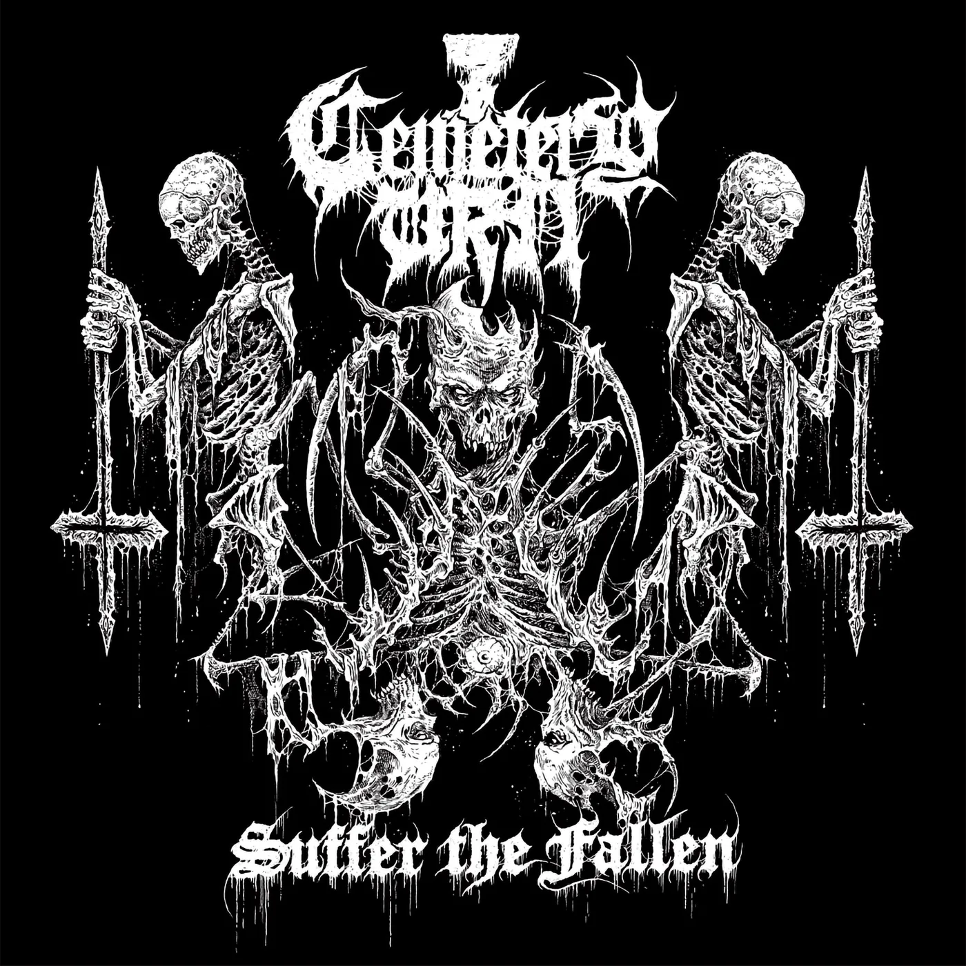 Cemetery Urn LP - Suffer The Fallen (Black Or Marbled) (Vinyl)