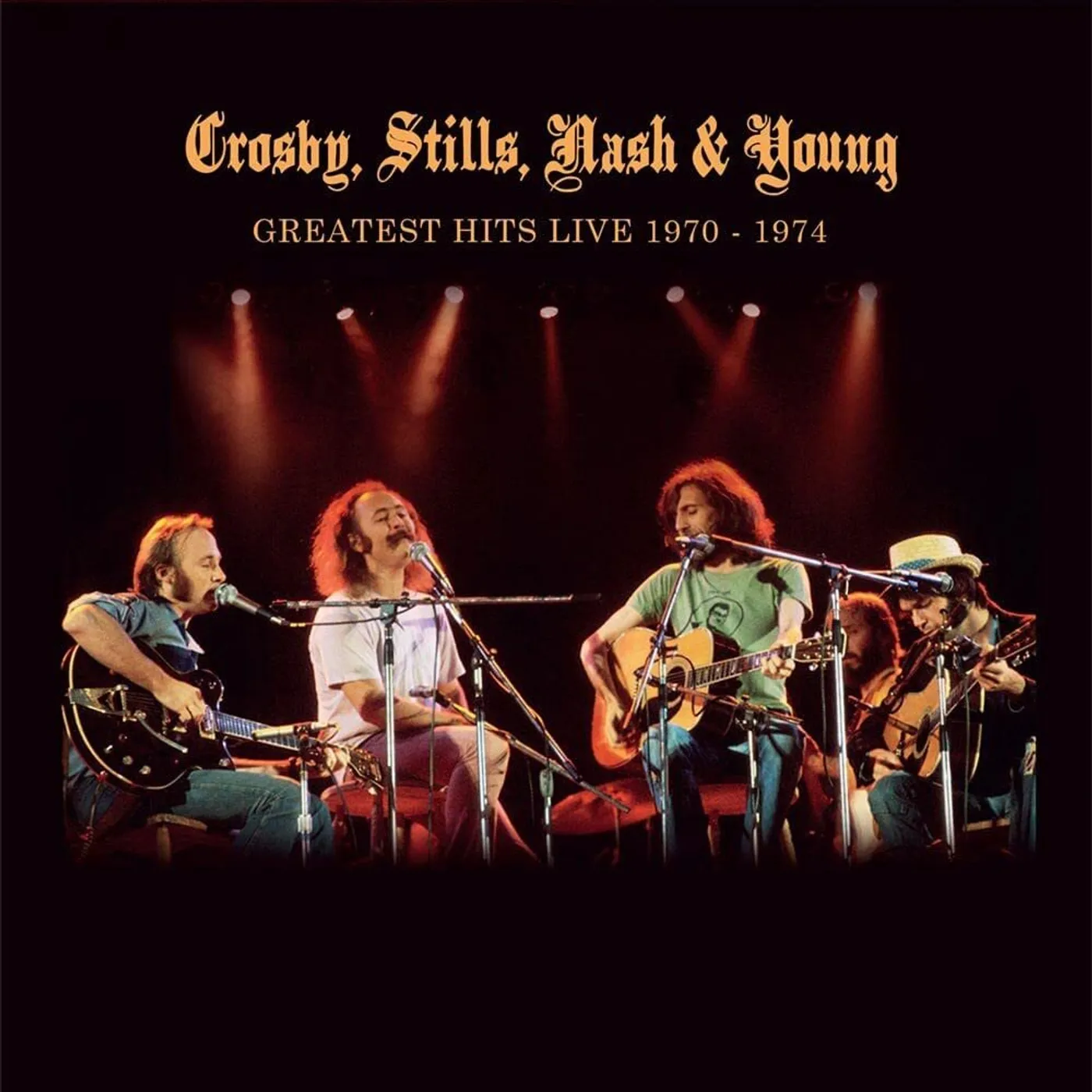 Crosby, Stills, Nash & Young LP - Greatest Hits Live 1970-1974 (Eco Mixed 180G Vinyl)