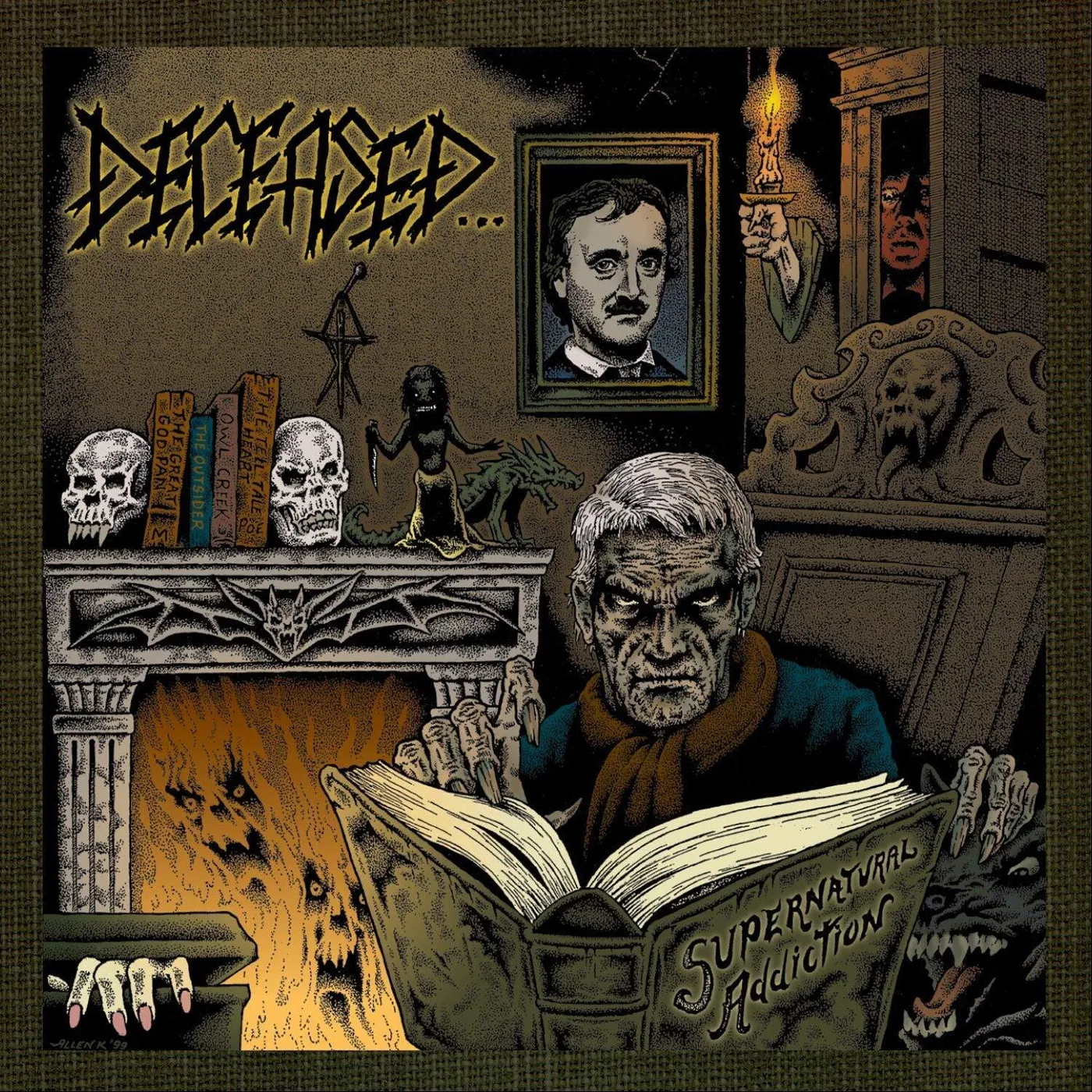 Deceased… LP - Supernatual Addiction (Black Vinyl W/ Poster)