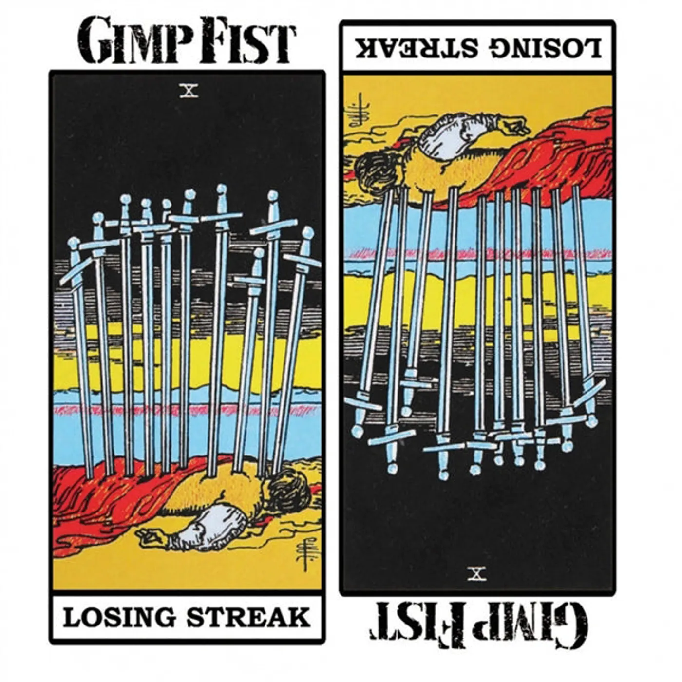Gimp Fist LP - Losing Streak (Transparent Blue Magenta Marbled Vinyl)