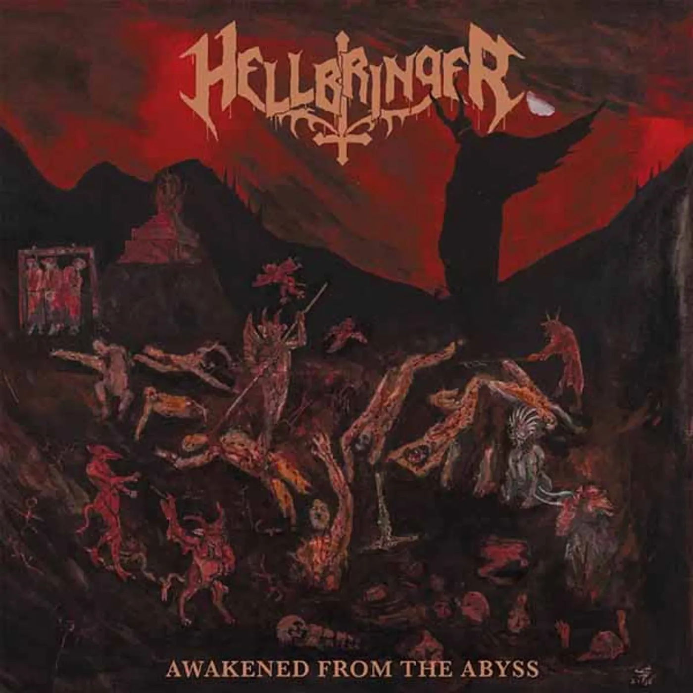 Hellbringer LP - Awakened From The Abyss (Splatter Vinyl)