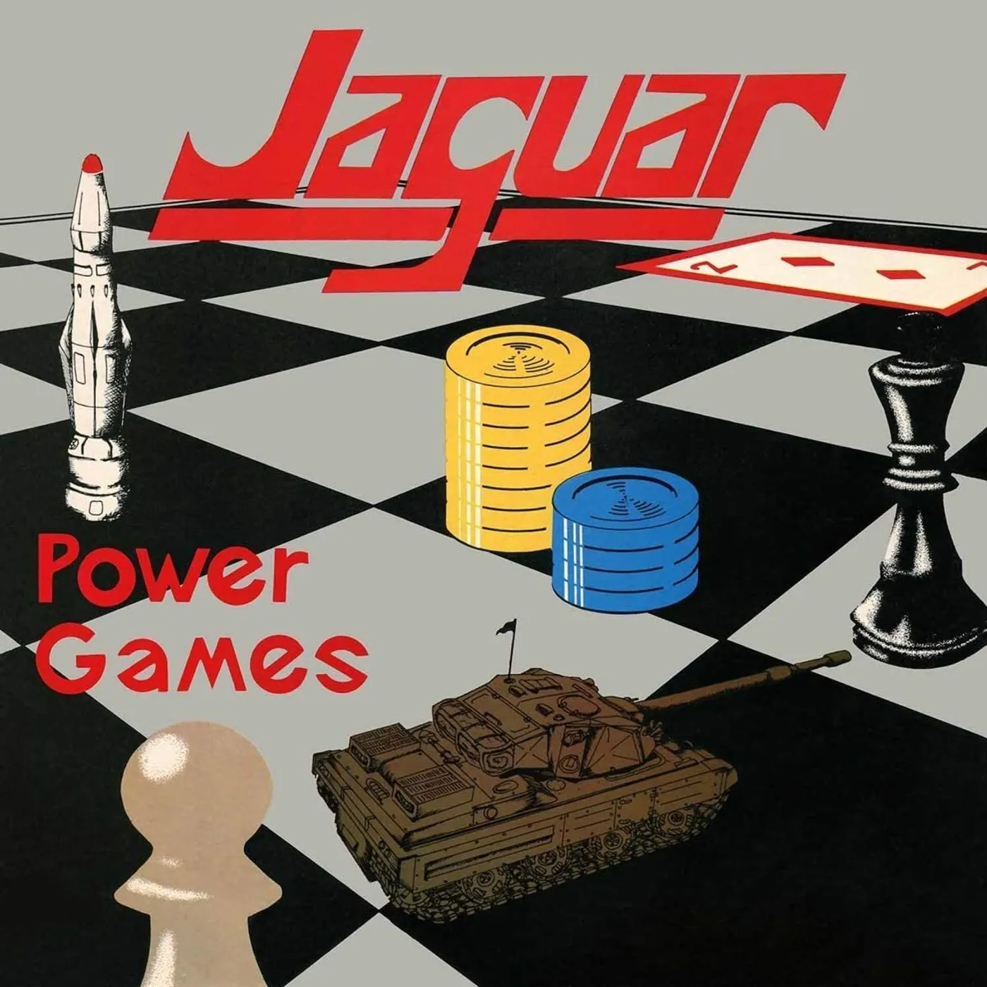 Jaguar LP - Power Games (+ 7 Inch) (Silver Vinyl)