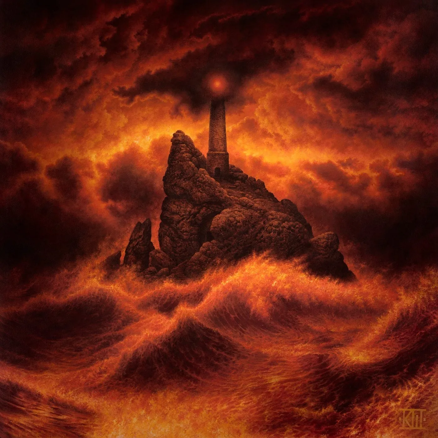 In Mourning LP - Afterglow (Picture Disc + Red Smoke Vinyl)