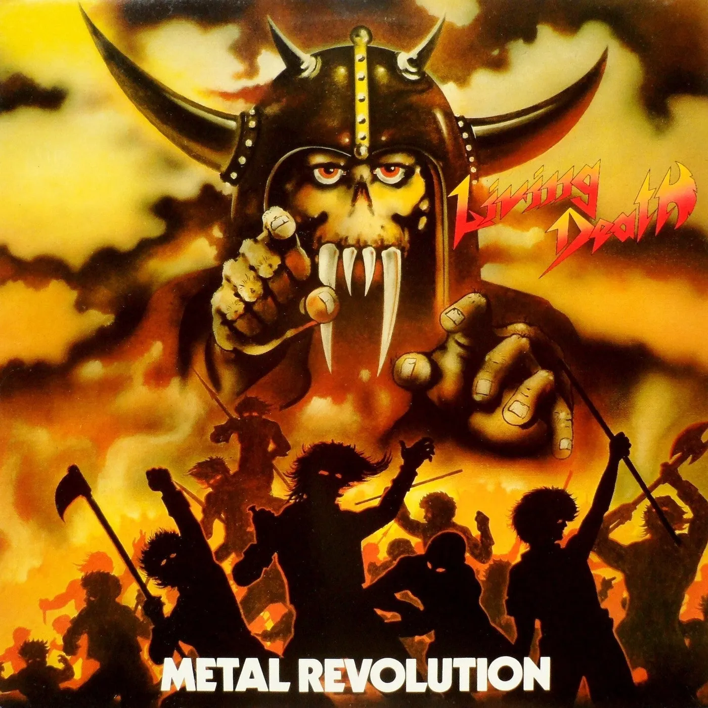 Living Death LP - Metal Revolution (Orange Vinyl)