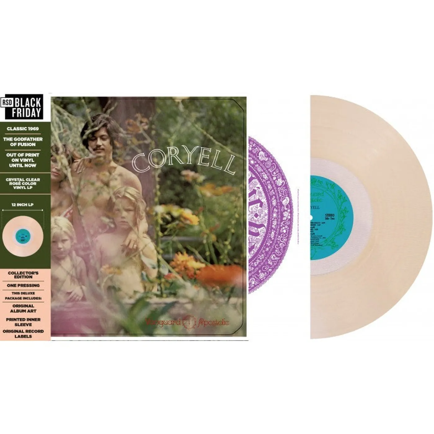 Larry Coryell LP - Coryell (Crystal Clear Pink Vinyl)