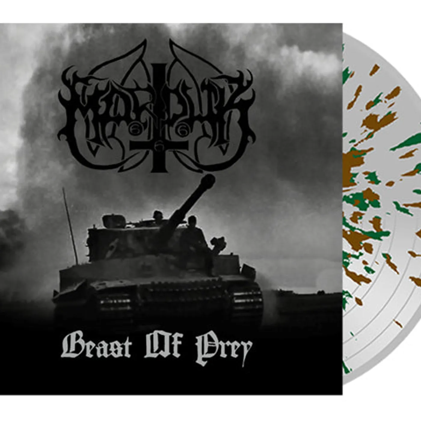Marduk LP - Beast Of Prey: Brutal Assault (Clear W/ Brown & Green Splatter Vinyl)