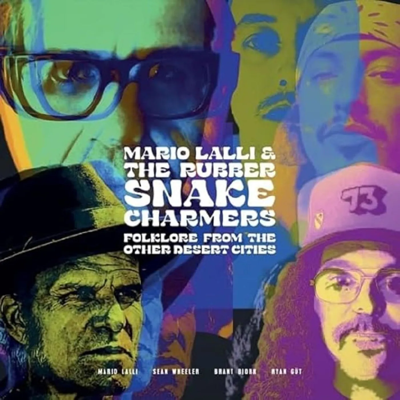 Mario Lalli & The Rubber Snake Charmers LP - Folklore From Other Desert Cities (Transparent W/ Purple/Splatter Vinyl)