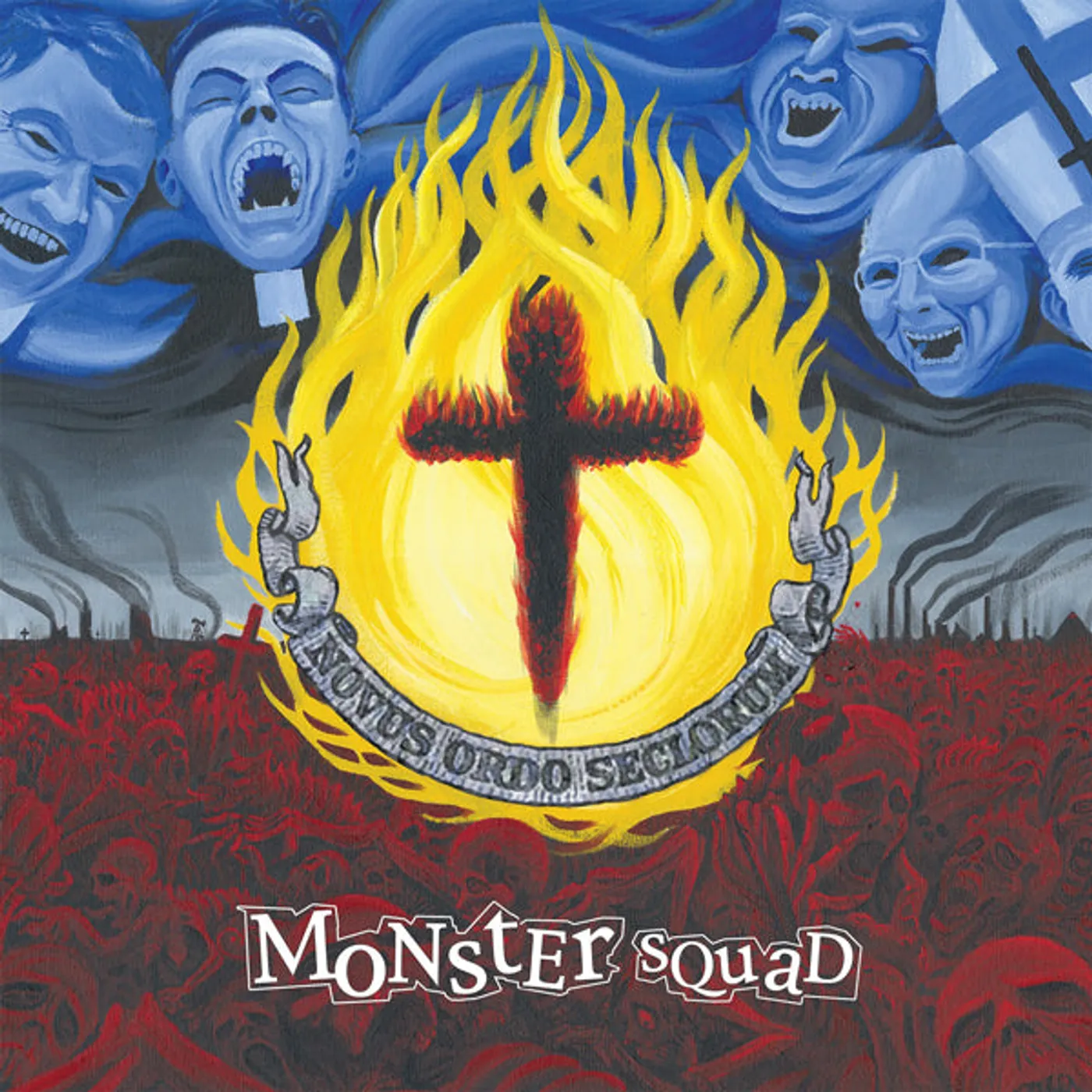 Monster Squad LP - Fire The Faith (Red/Neon Yellow Splatter Vinyl+Felxi)
