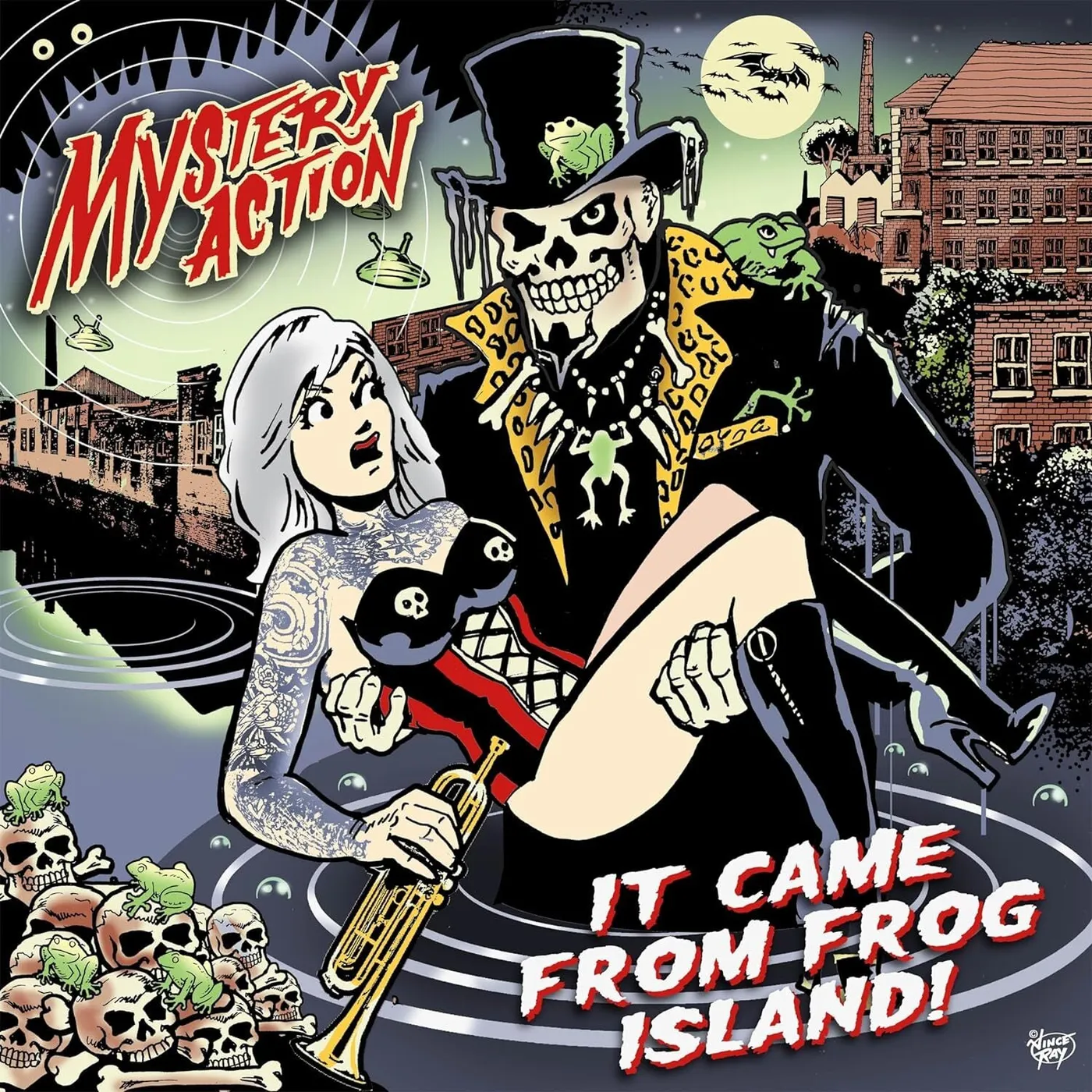Mystery Action LP - It Came From Frog Island [Green Vinyl]
