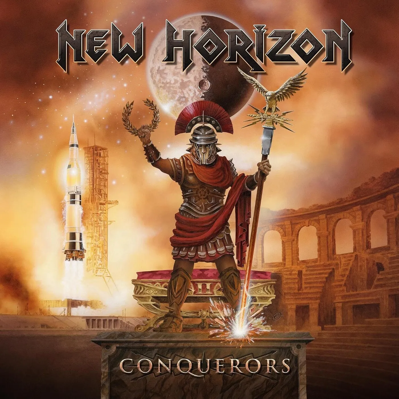 New Horizon LP - Conquerors (2Lporange Marbled Vinyl)