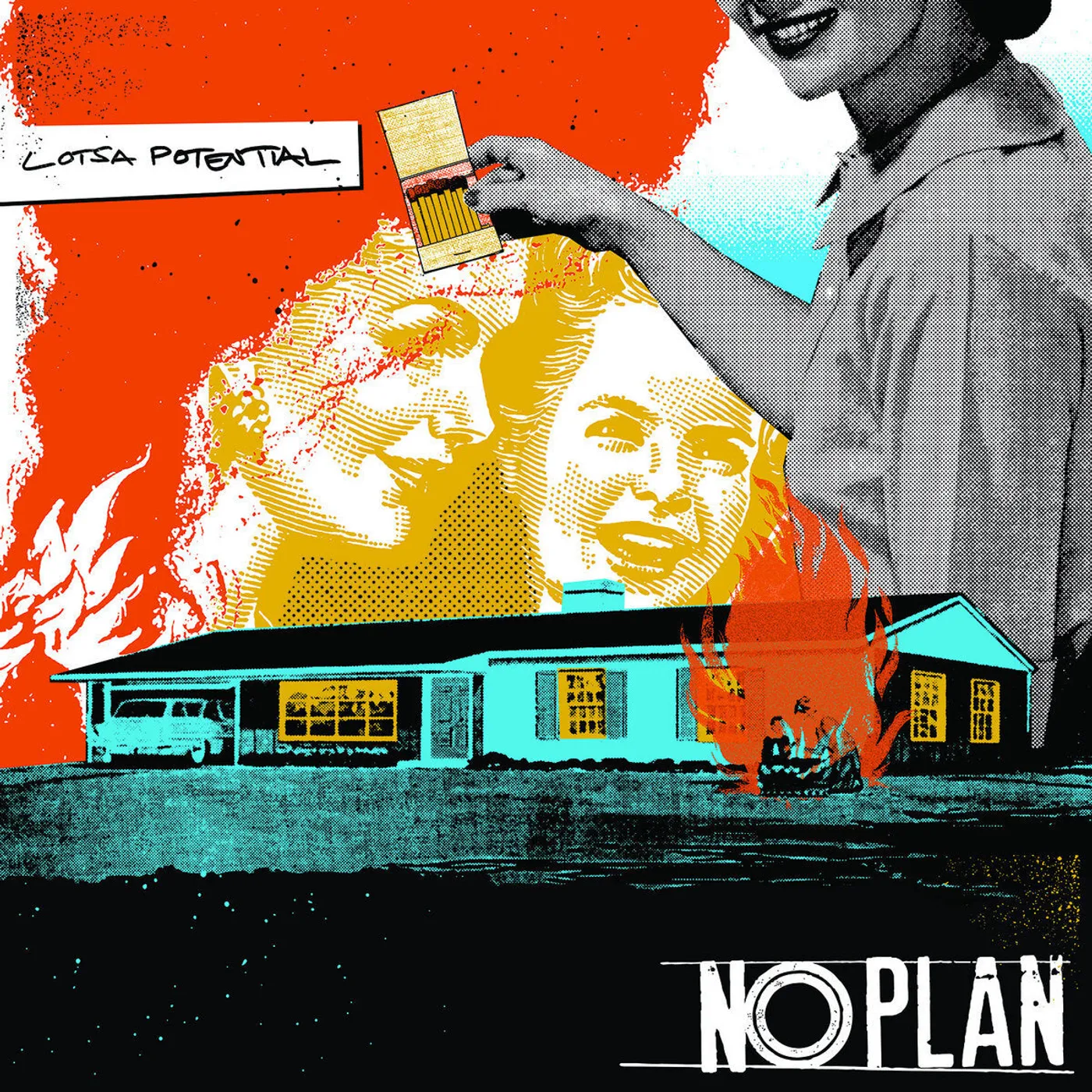 No Plan LP - Lotsa Potential (Orange Vinyl)