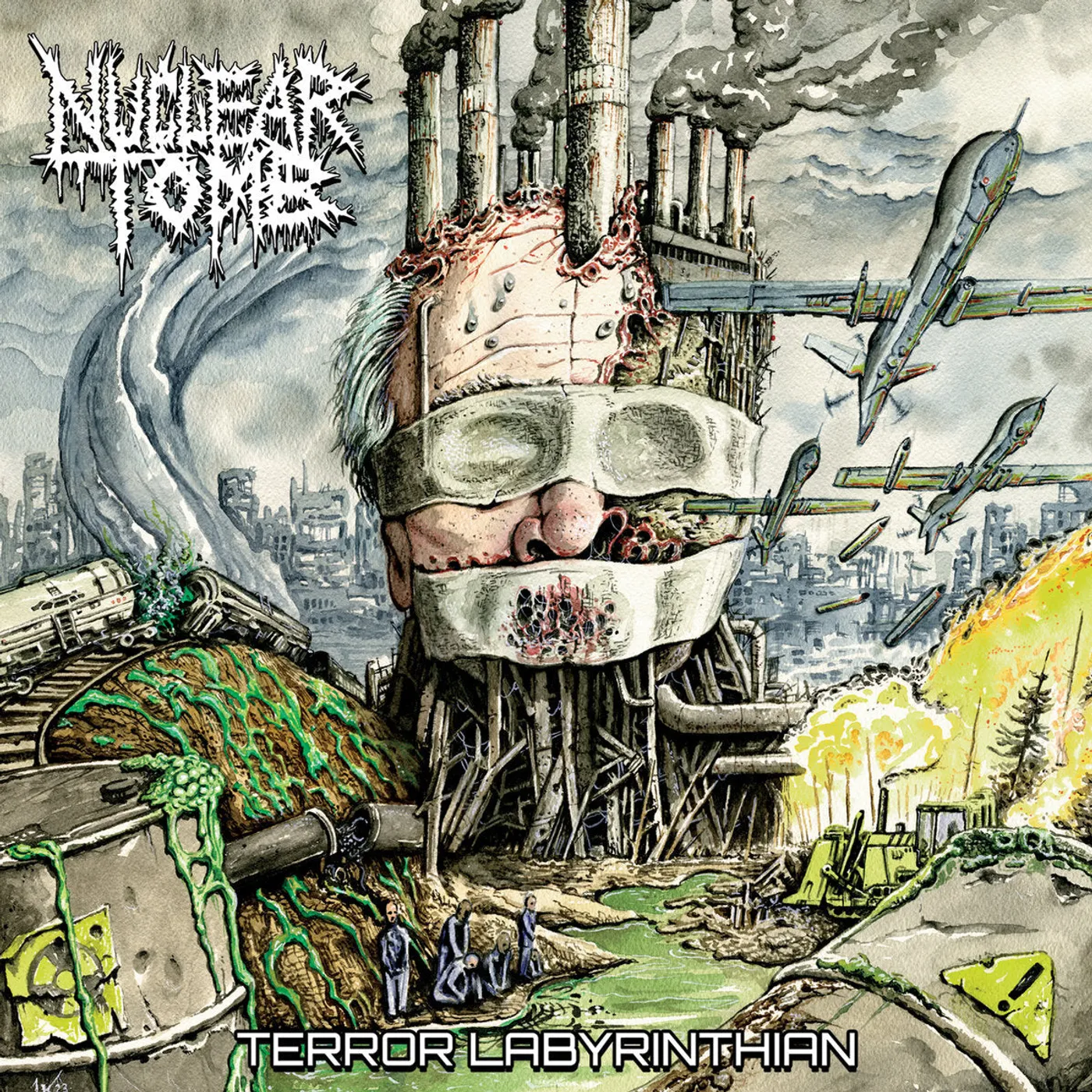 Nuclear Tomb LP - Terror Labyrinthian (Clear Vinyl)