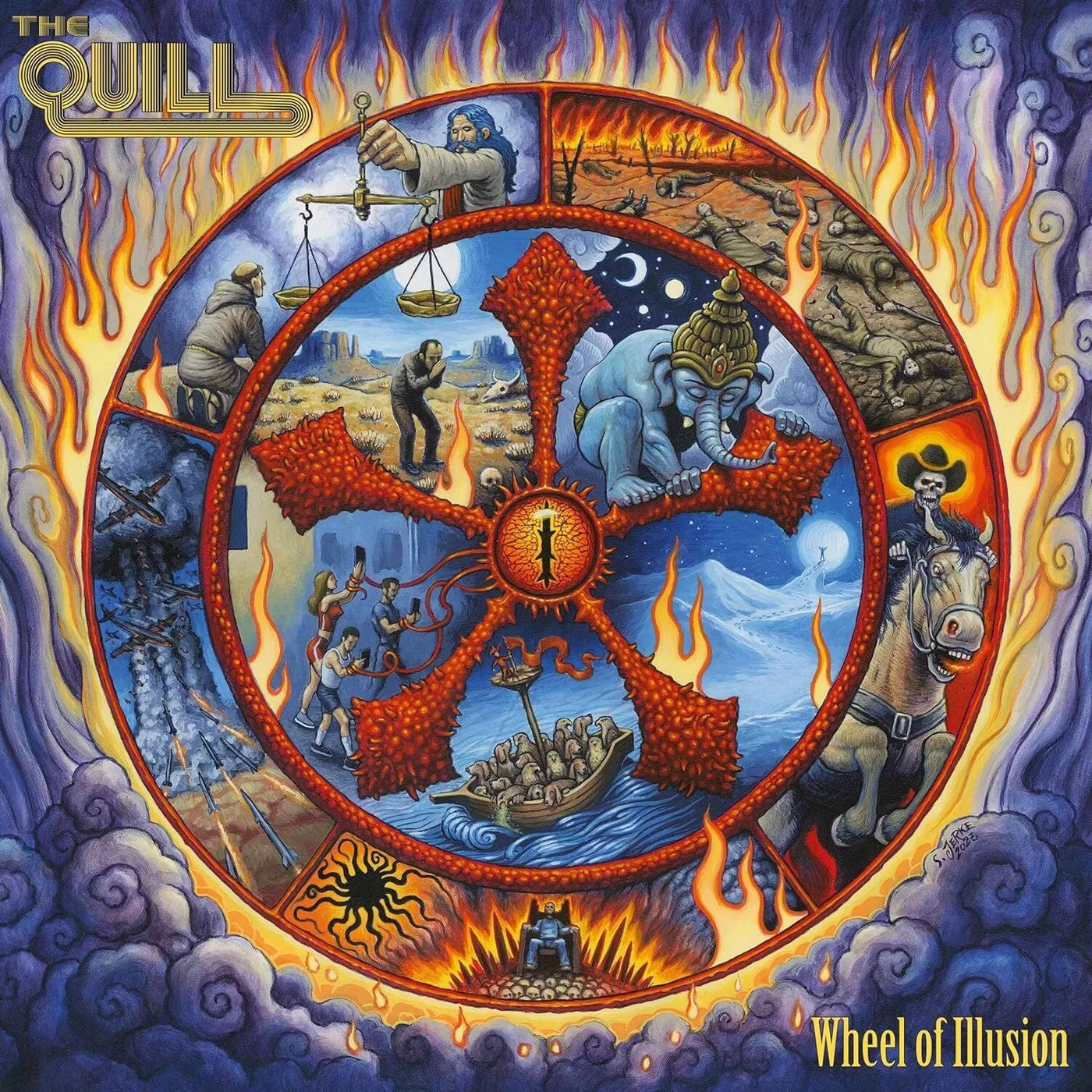Quill, The LP - Wheel Of Illusion (Red Vinyl)