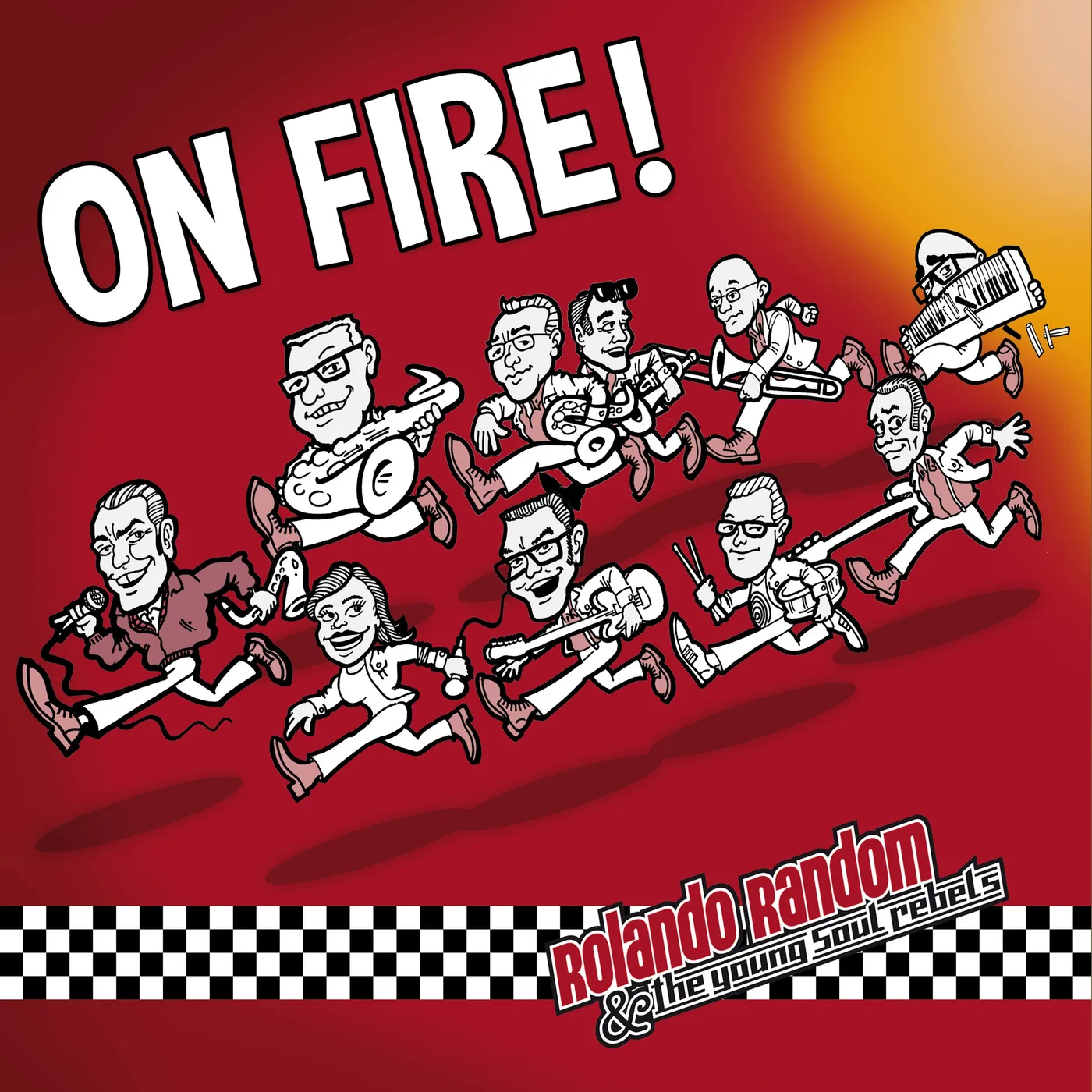 Rolando Random & The Young Soul Rebels LP - On Fire (Eco Vinyl)